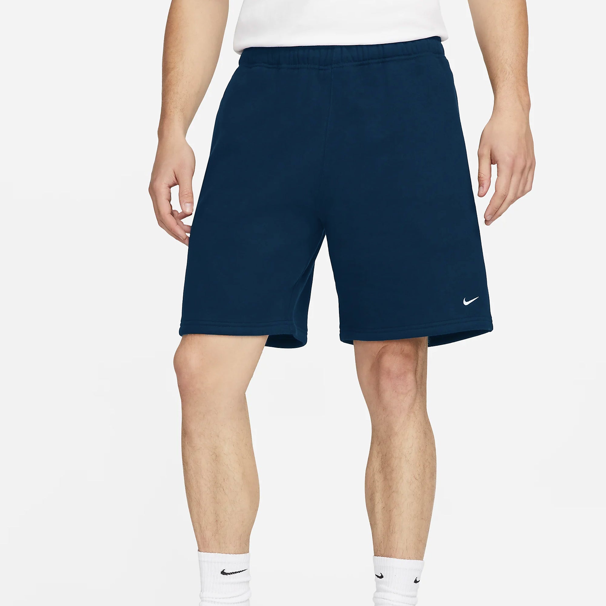 Nike Mens Solo Swoosh Fleece Shorts