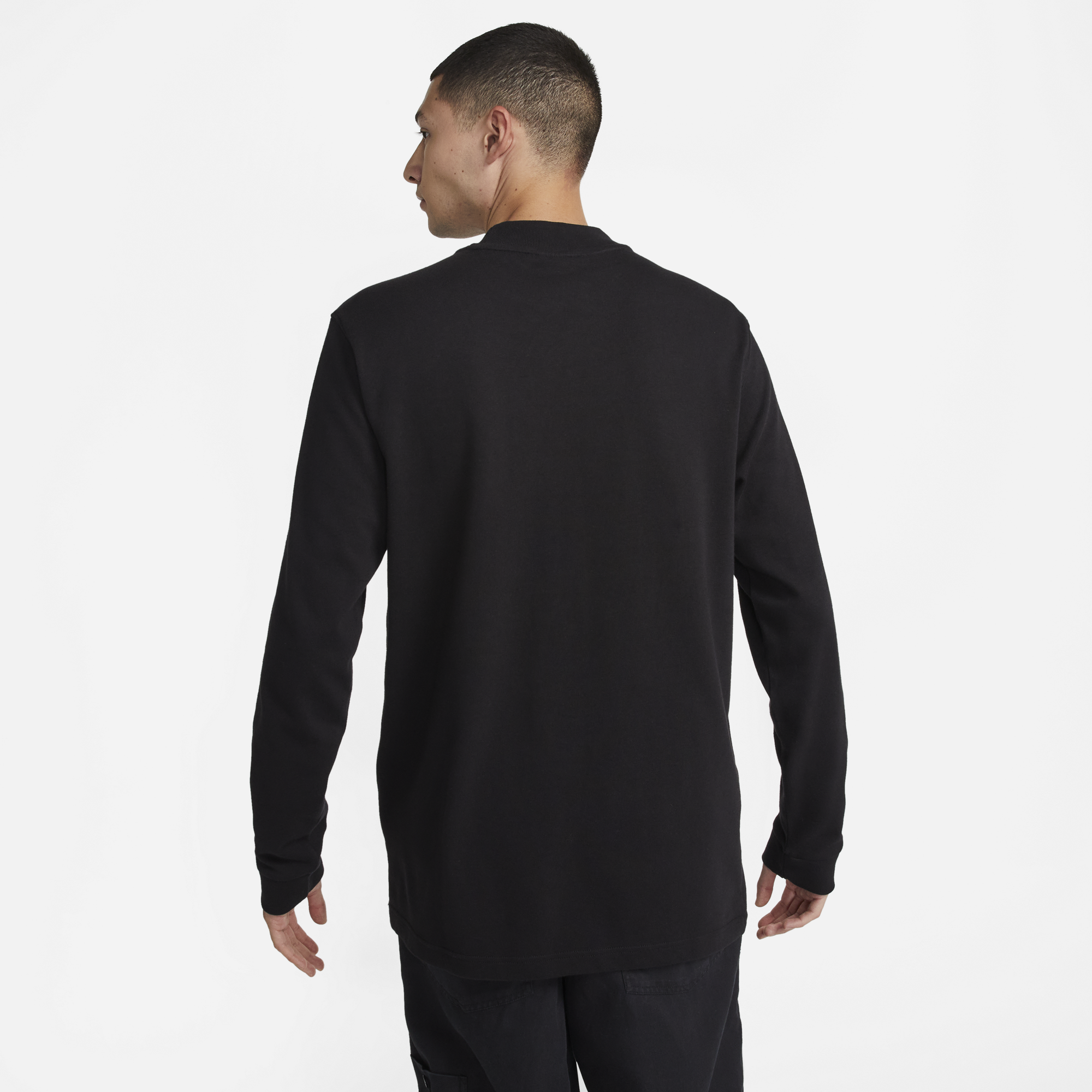 Nike Sportswear Mens LS Mock-Neck Shirt