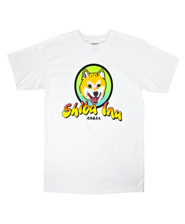 Dog: Shiba Beach Tee (White)