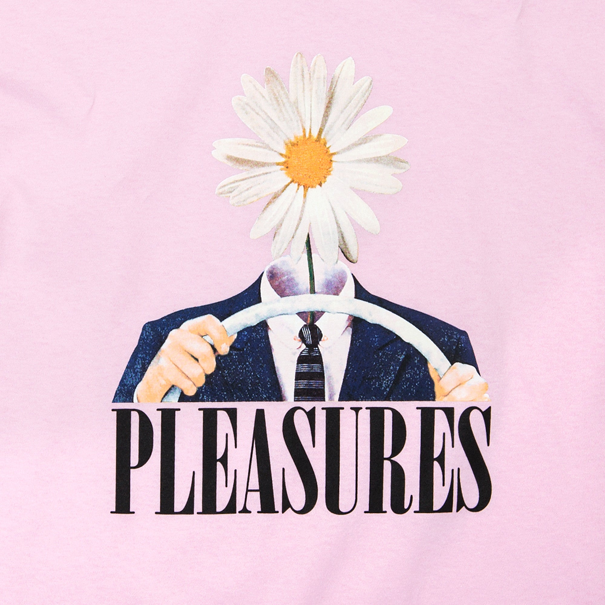 Pleasures Drive Into Tee - Pink