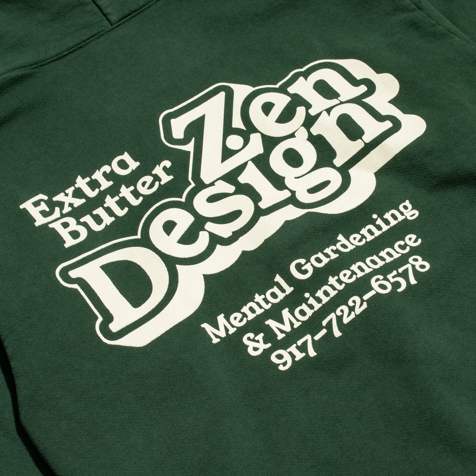 Extra Butter Zen Design Hoodie