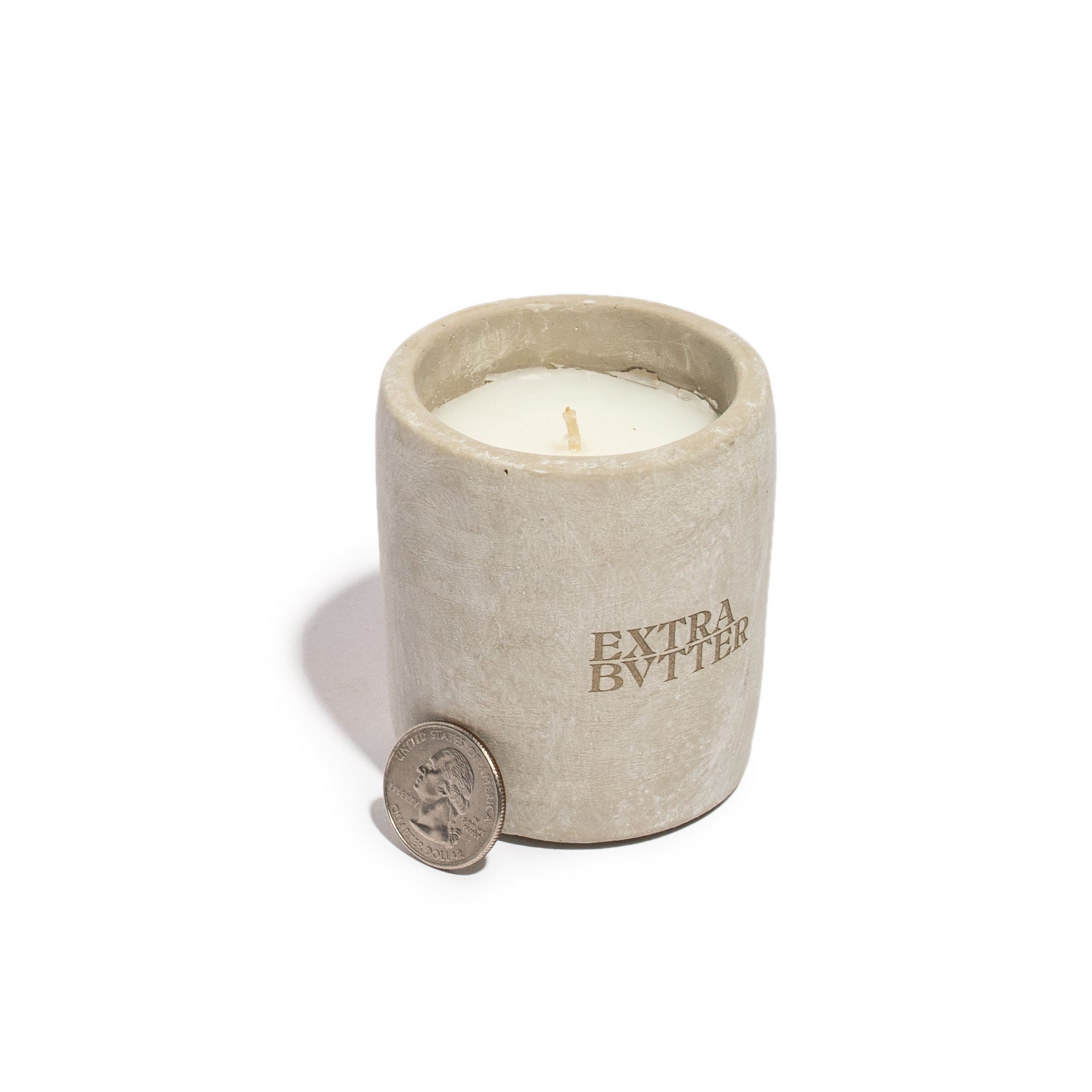 Extra Butter 15-Yr Concrete Candle