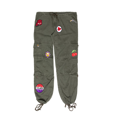 Claw$ Patch Olive Green Flight Pants