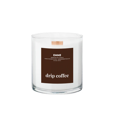 Emme Drip Coffee Wood Wick Candle