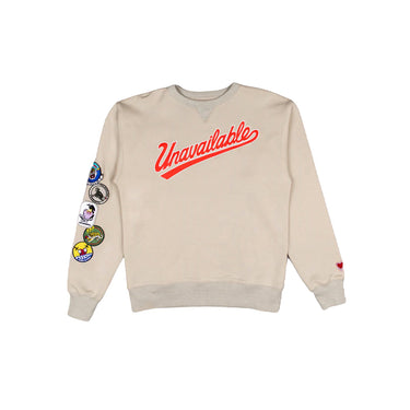 Emotionally Unavailable Mens Patches Crewneck