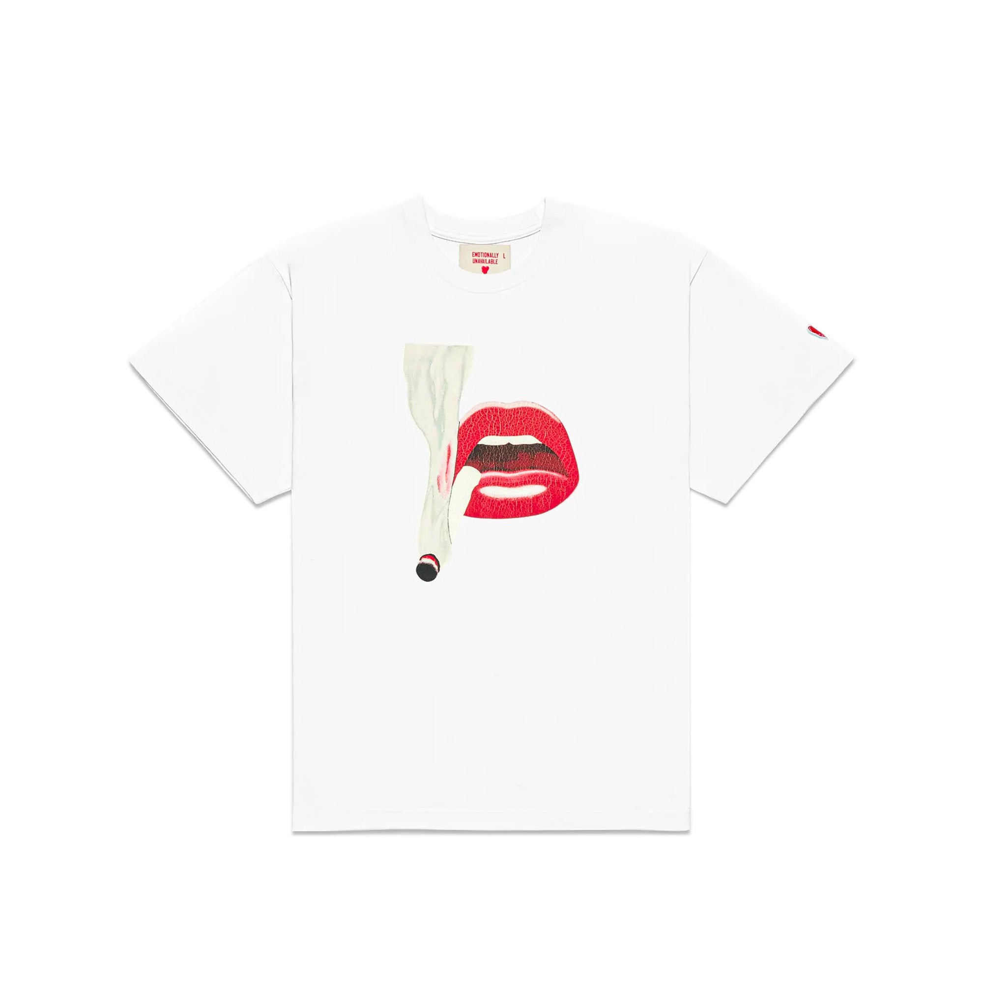 Emotionally Unavailable x Tom Wesselmann Mens Smoking Lips SS Tee