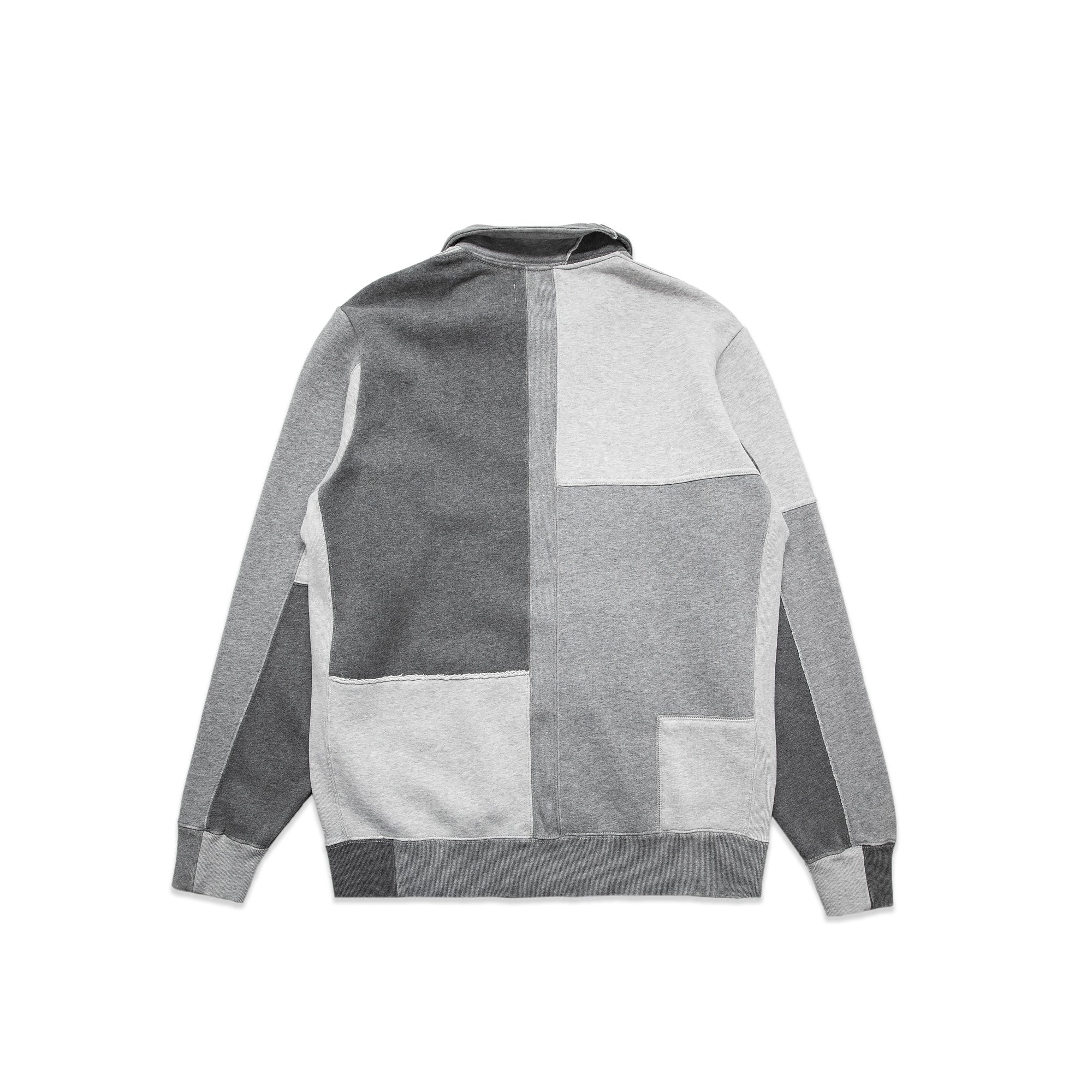 Ovadia & Sons Dune Half-Zip Patchwork Jacket [F19101-01405]