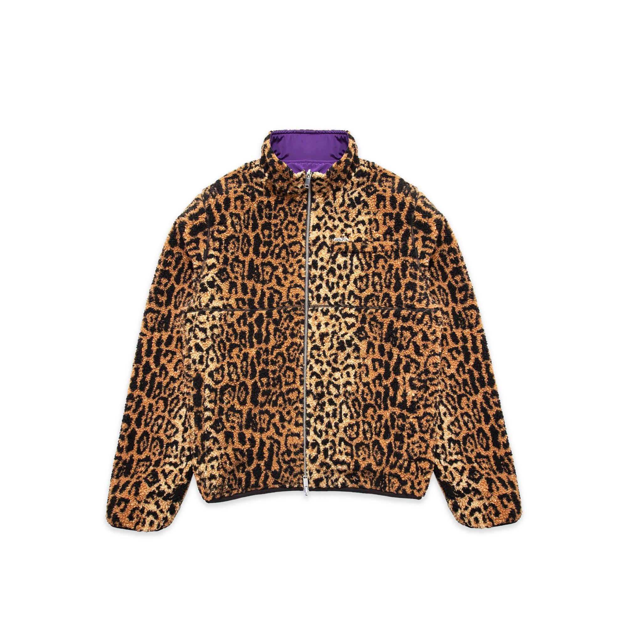 Ovadia & Sons Reversible Leopard Sherpa Jacket [F19149-15003]