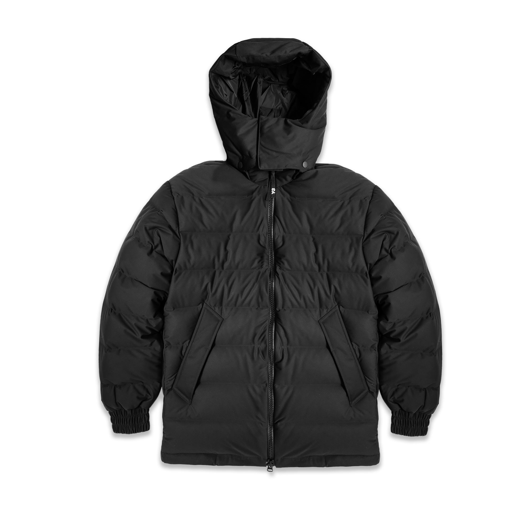 Y-3 Mens Seamless Down Hooded Jacket