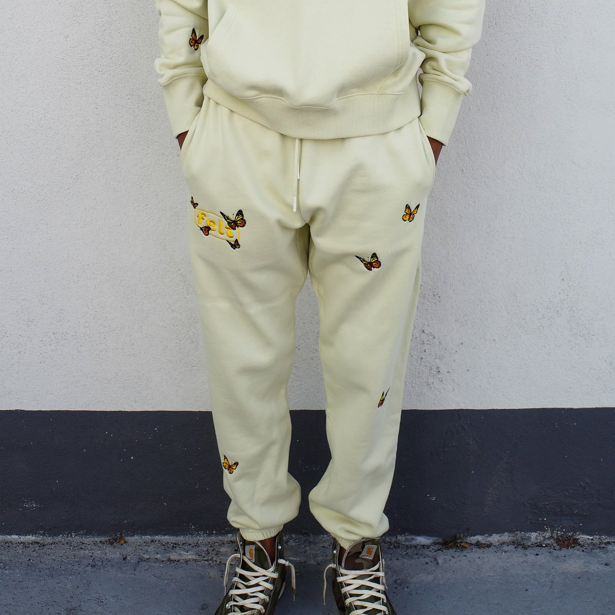 Felt Mens Butterfly Fleece Sweatpant