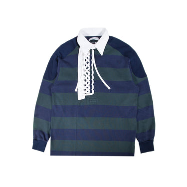 Facetasm Mens Cholombiano Stripe Rugby Shirt