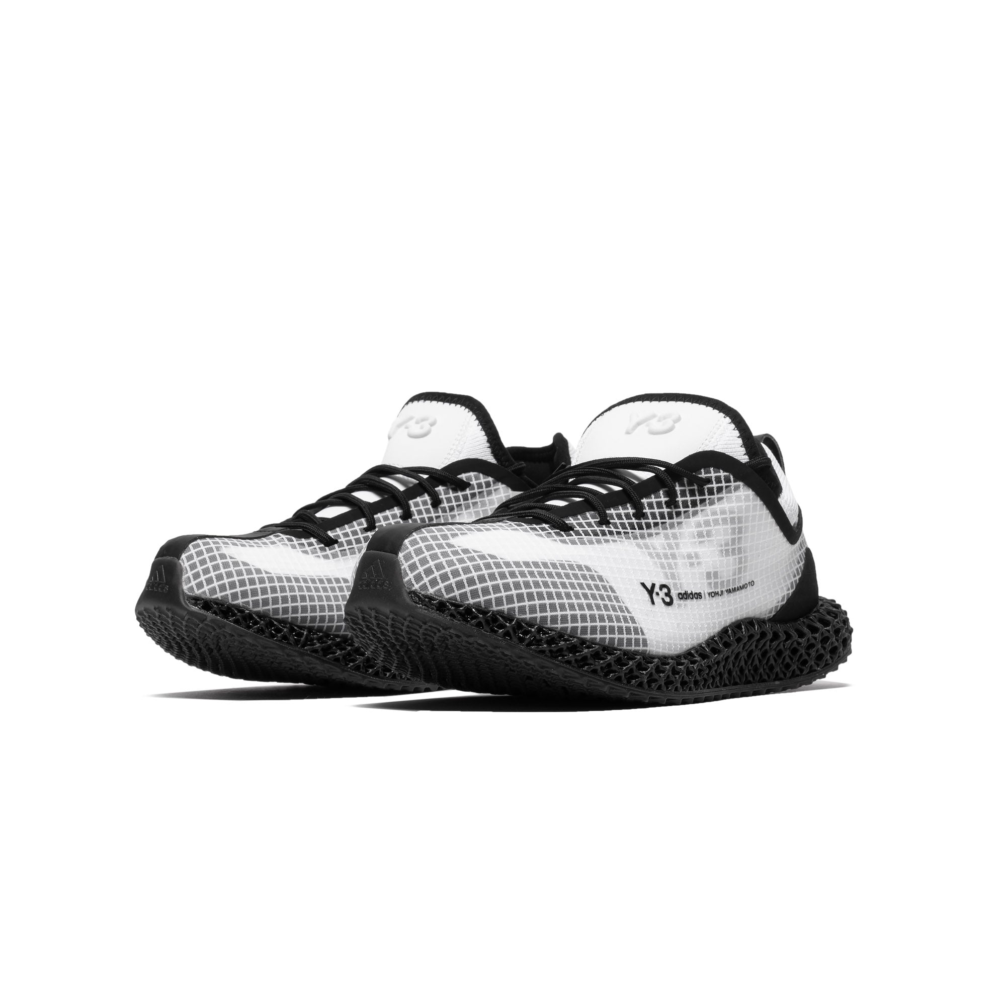 Adidas Men Y-3 Runner 4D IO 'Core Black' Shoes Extra Butter Adidas Men Y-3 Runner 4D IO 'Core Black' Shoes Extra Butter