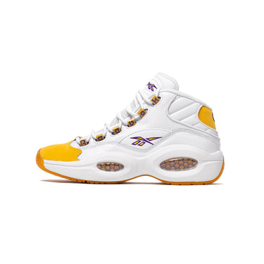 Reebok Mens Question Mid 'Yellow Toe' Shoes