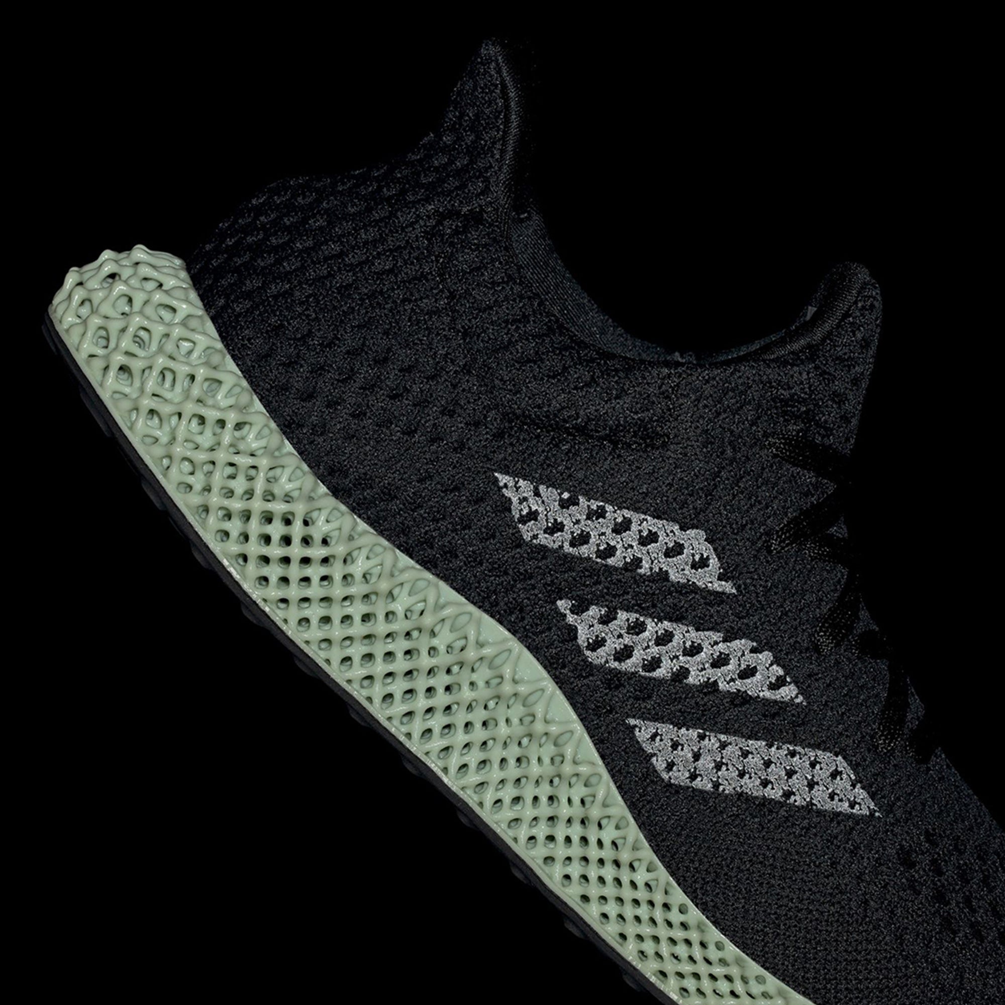 Adidas Mens 4D Futurecraft 'Core Black' Extra Butter Adidas Mens 4D Futurecraft 'Core Black' Extra Butter