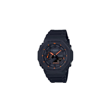 G-Shock GA2100-1A4 Watch 'Black/Orange'