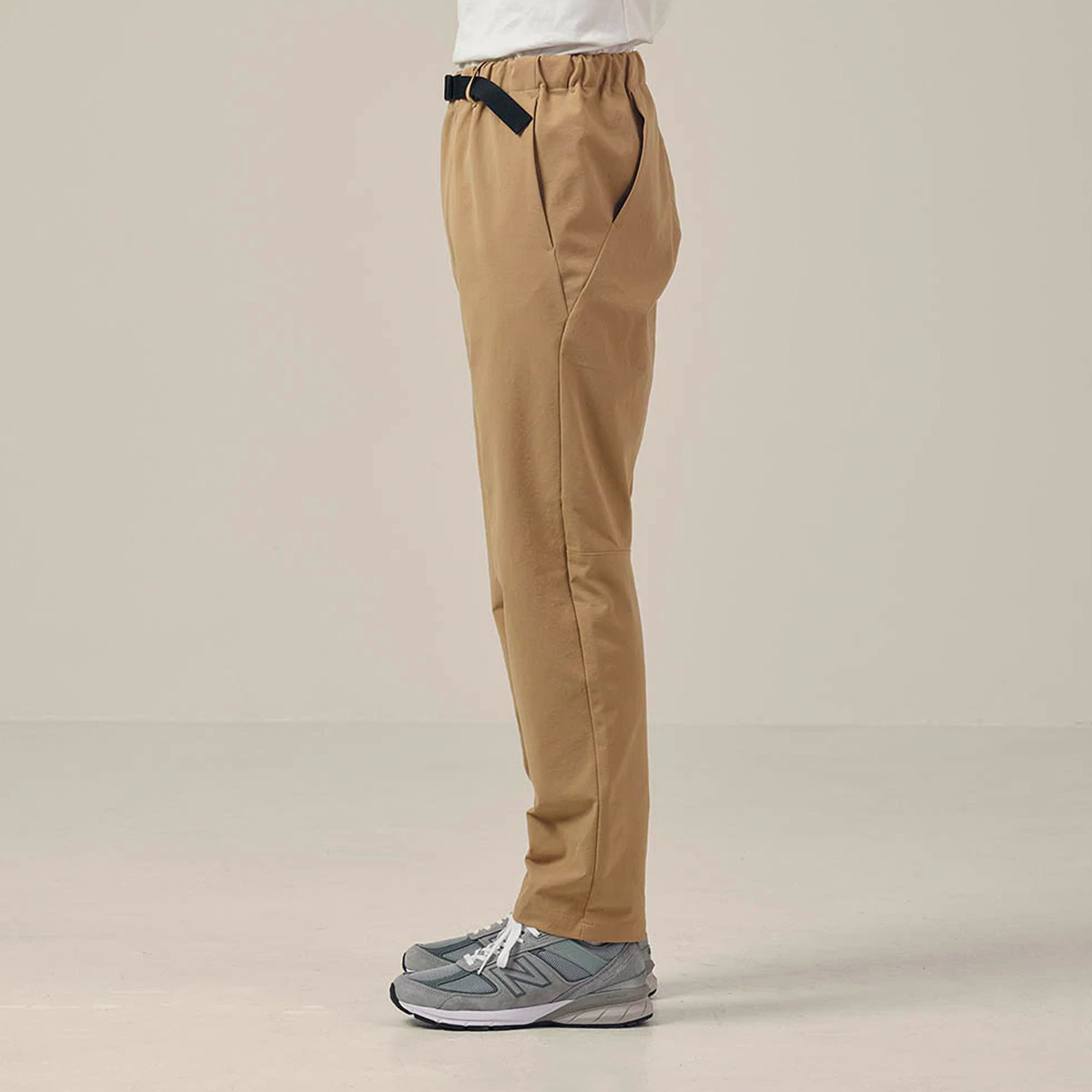 Goldwin Mens Double Cloth Stretch Pants 'Clay Beige'