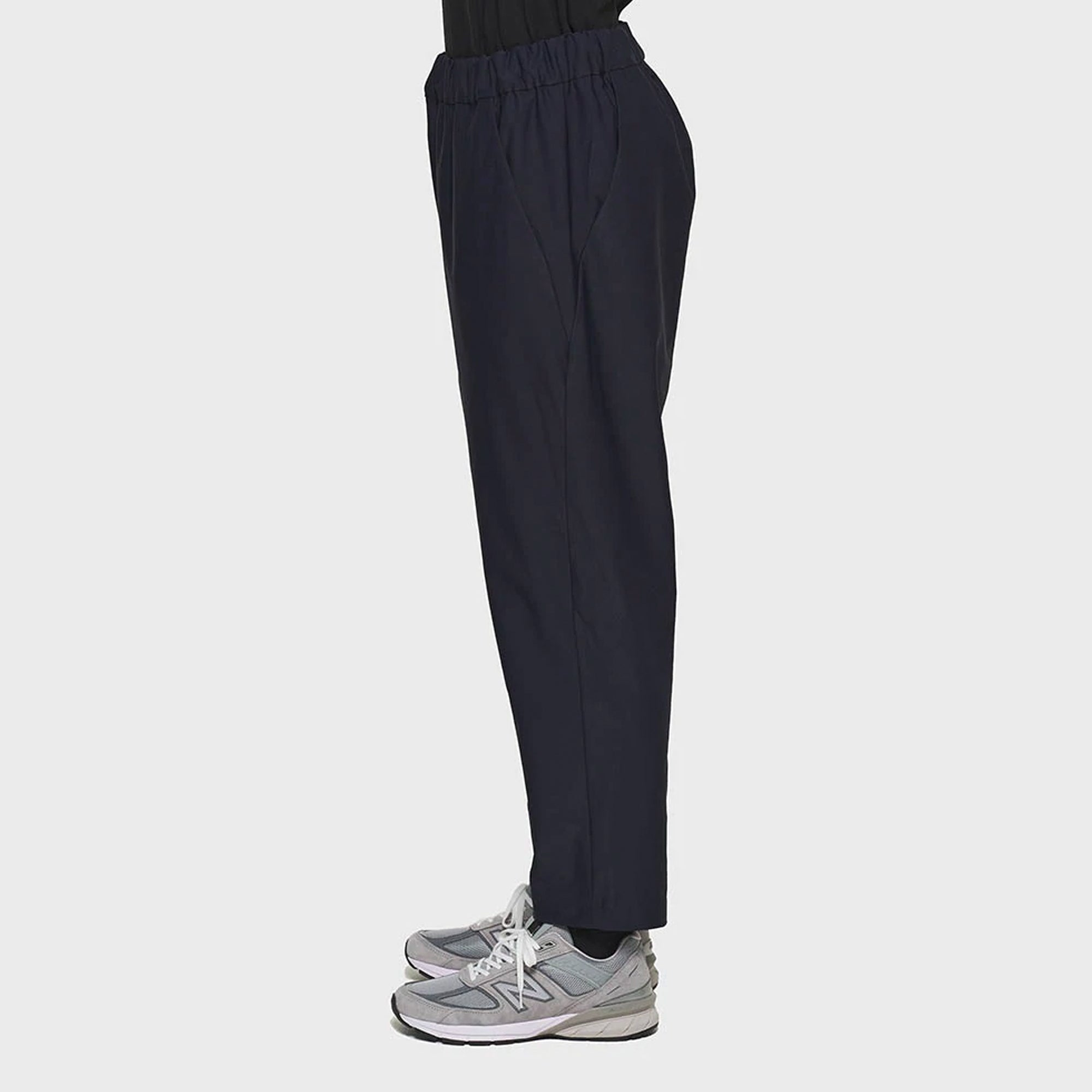 Goldwin Mens Tapered Jersey Pants 'Navy'