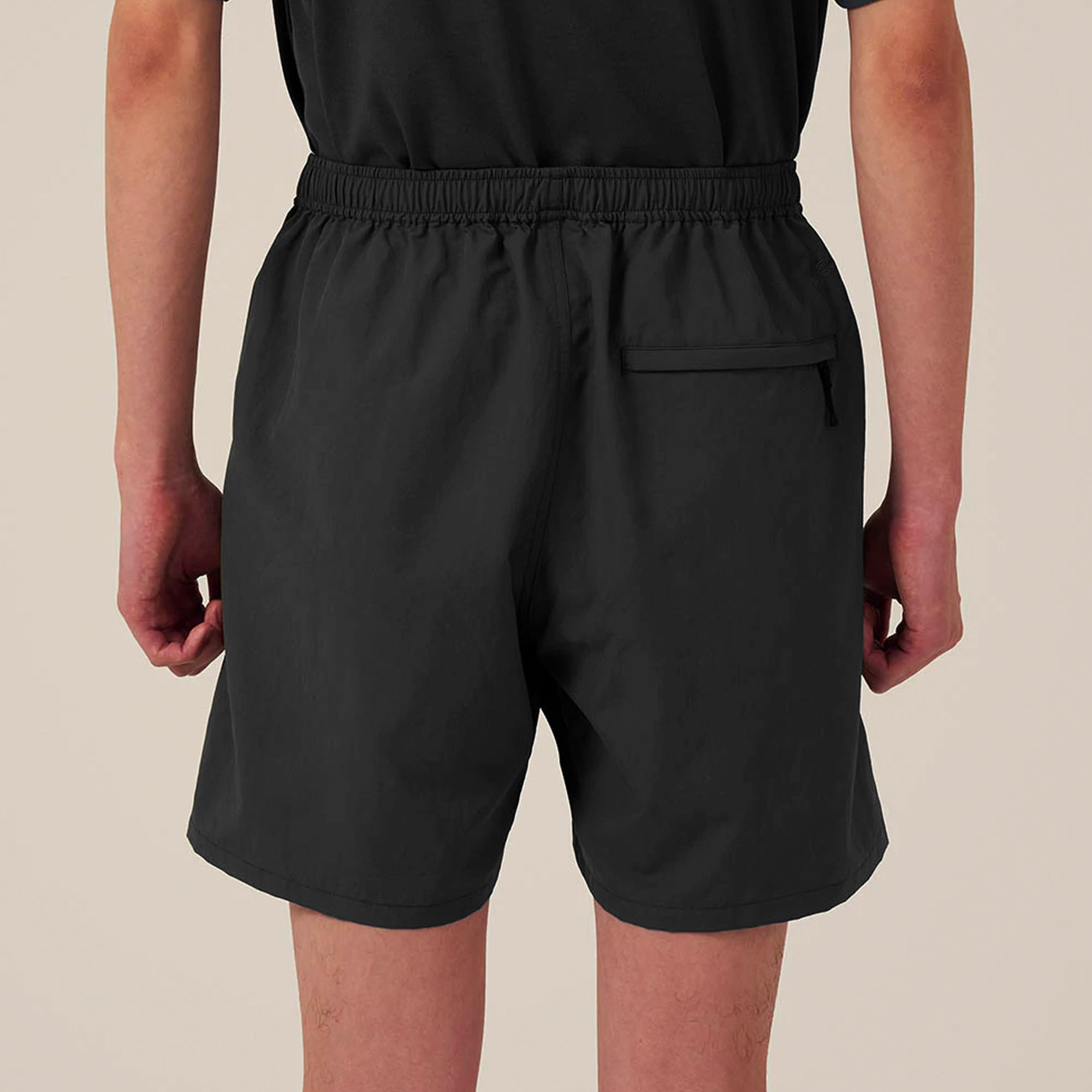 Goldwin Mens Nylon 5 Inch Shorts 'Black'