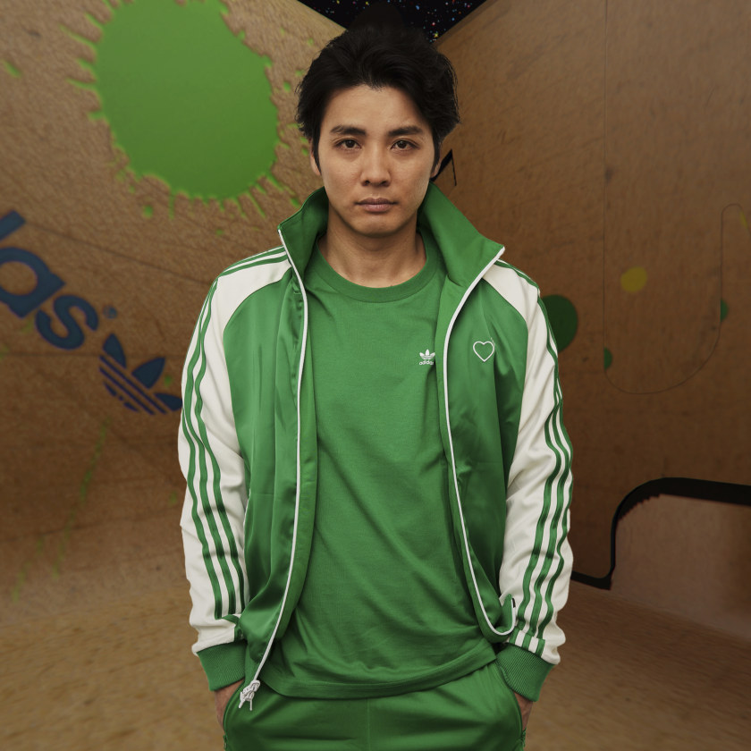 Adidas Mens HM T/T Firebird Jacket 'Green'