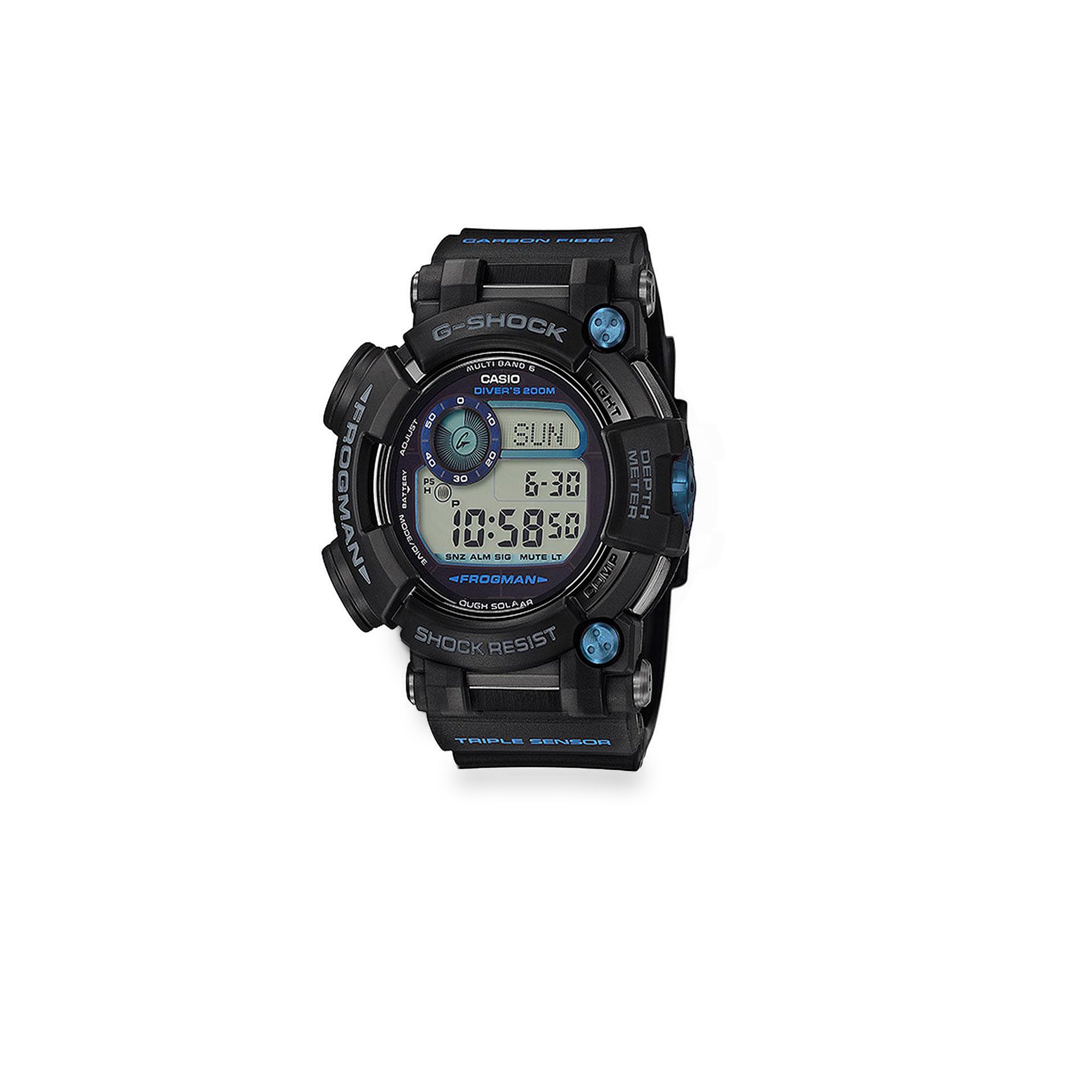 G-Shock Mens Frogman Solar Atomic Dive Watch [GWF-D1000B-1CR]