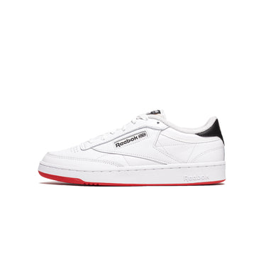 Reebok Mens Club C 85 Shoes 'FTWR White/Chalk/Vector Red'