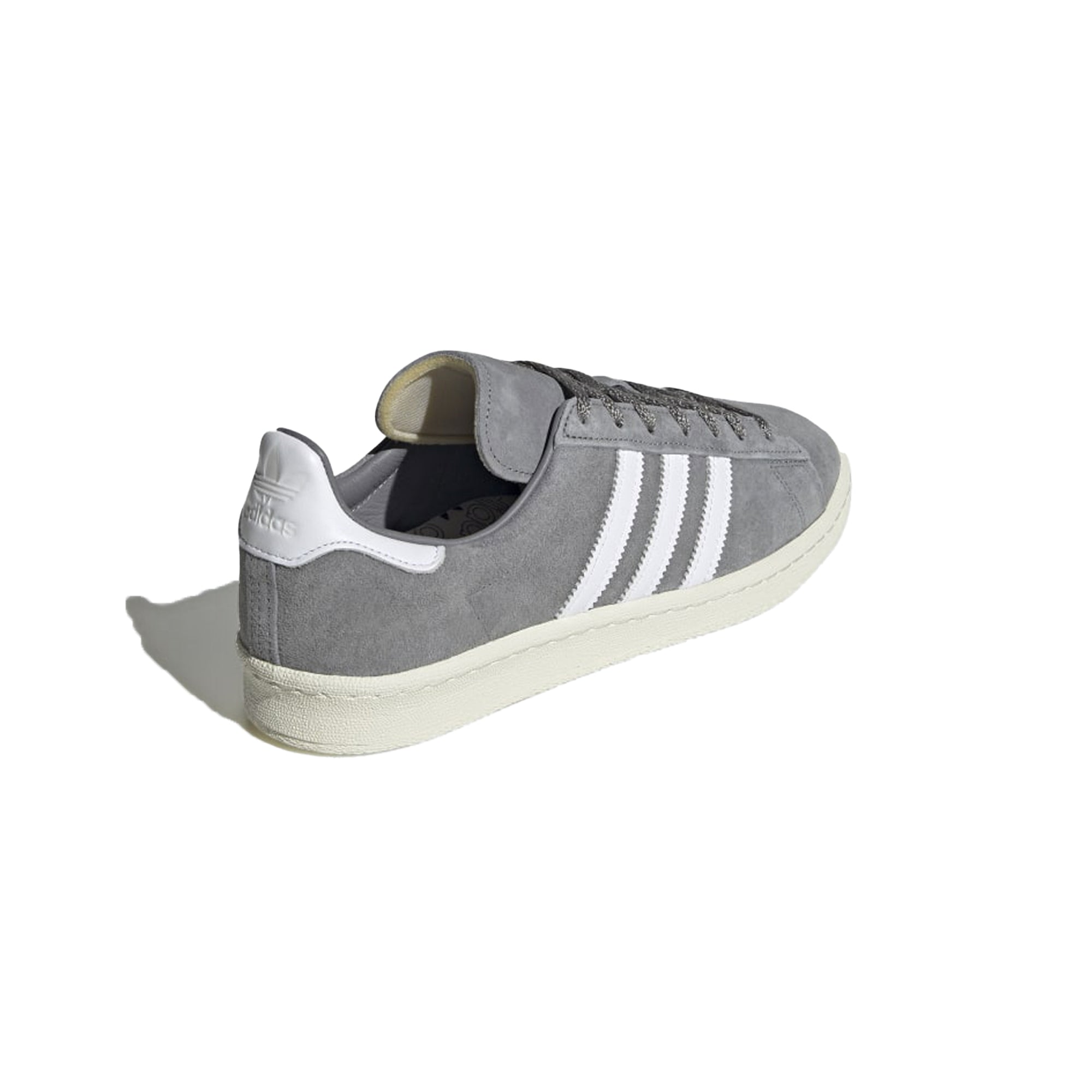 Adidas Mens Campus 80s Shoes 'Grey/White' Extra Butter Adidas Mens Campus 80s Shoes 'Grey/White' Extra Butter