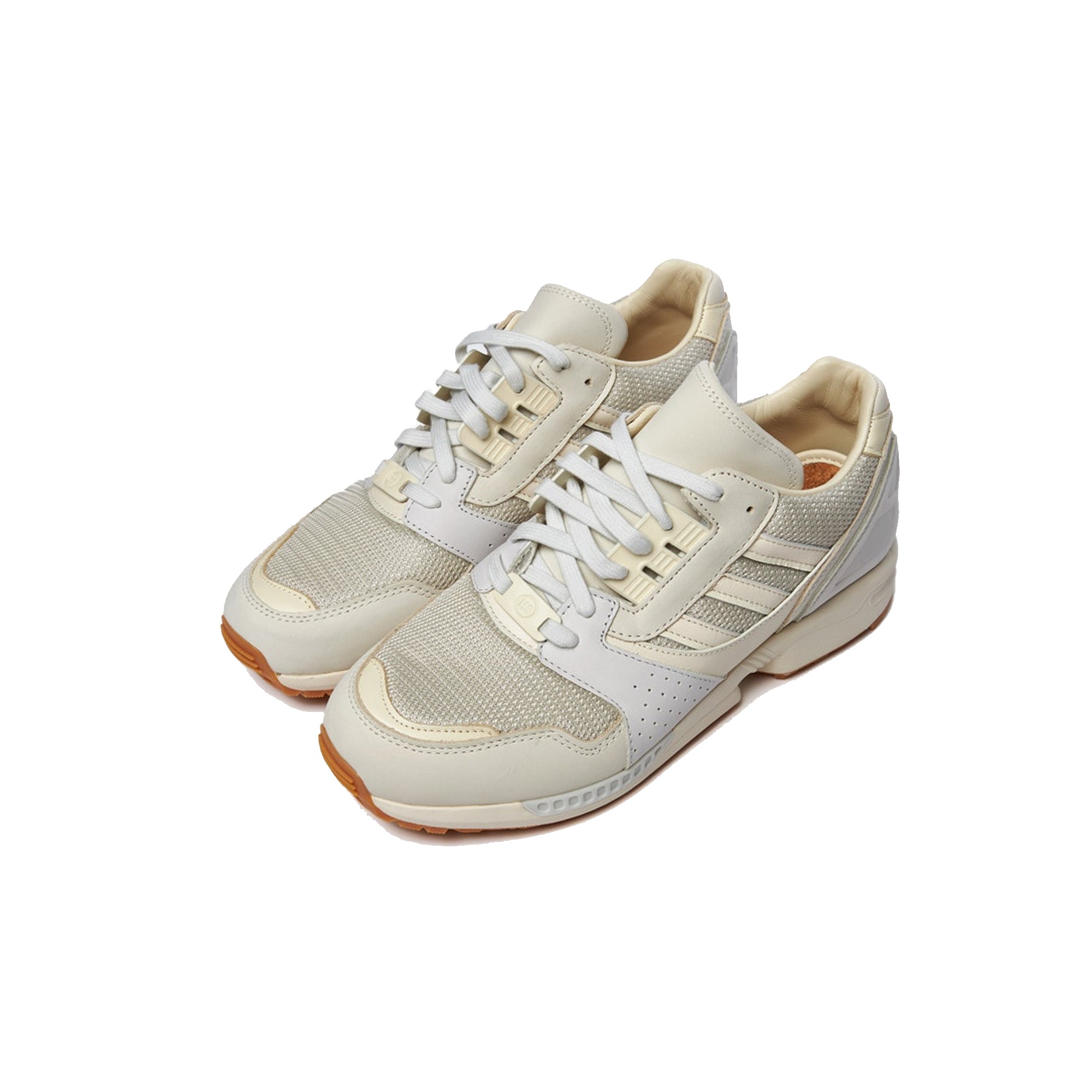 Adidas Mens ZX 8000 Q Shoes 'Core White' Extra Butter Adidas Mens ZX 8000 Q Shoes 'Core White' Extra Butter