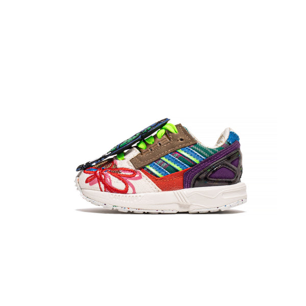 アマゾンバイトン Adidas Kids ZX 8000 W Superearth I Shoes 'Offwhite/Bluebird/Red