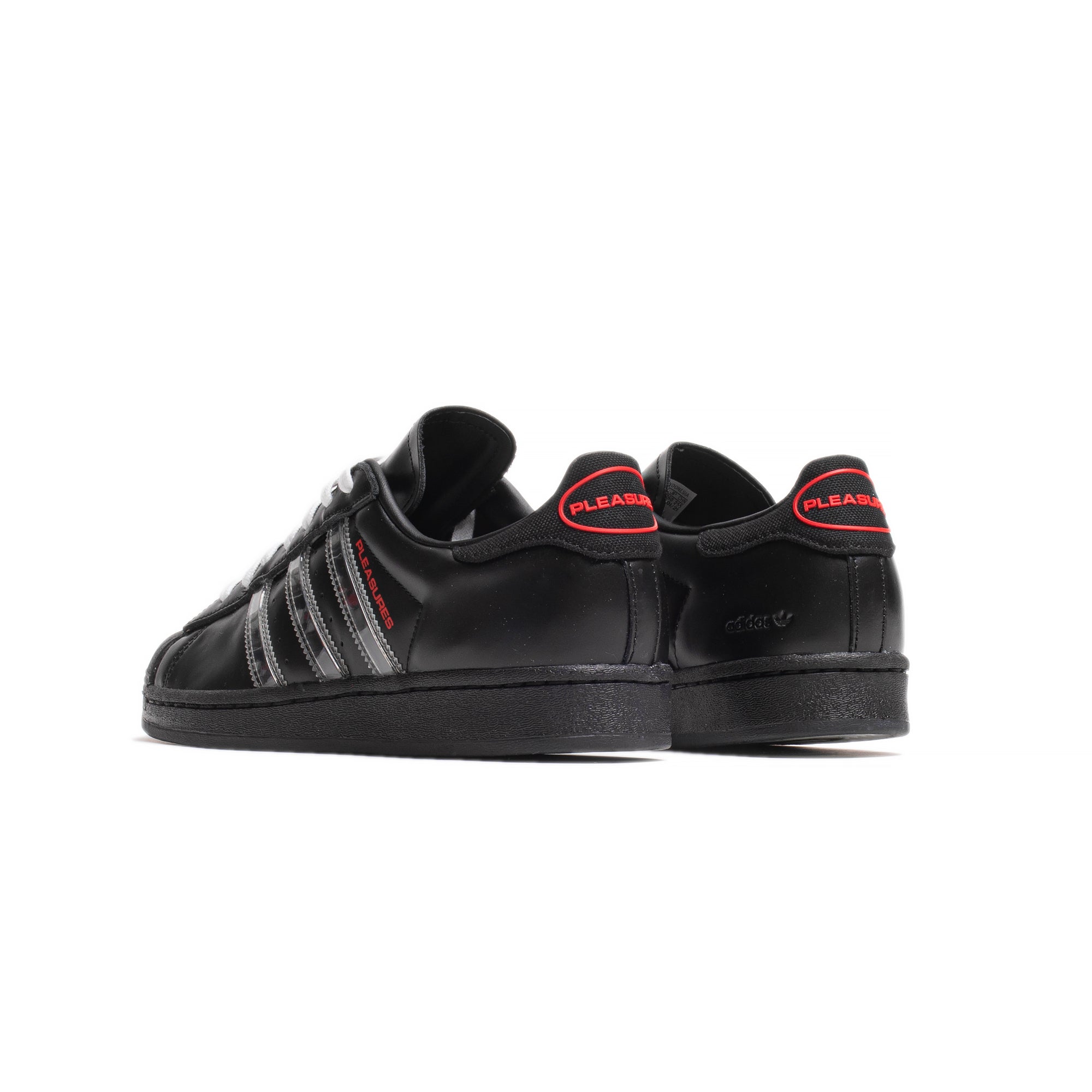 Adidas Mens Superstar Pleasures Shoes 'Black' Extra Butter Adidas Mens Superstar Pleasures Shoes 'Black' Extra Butter