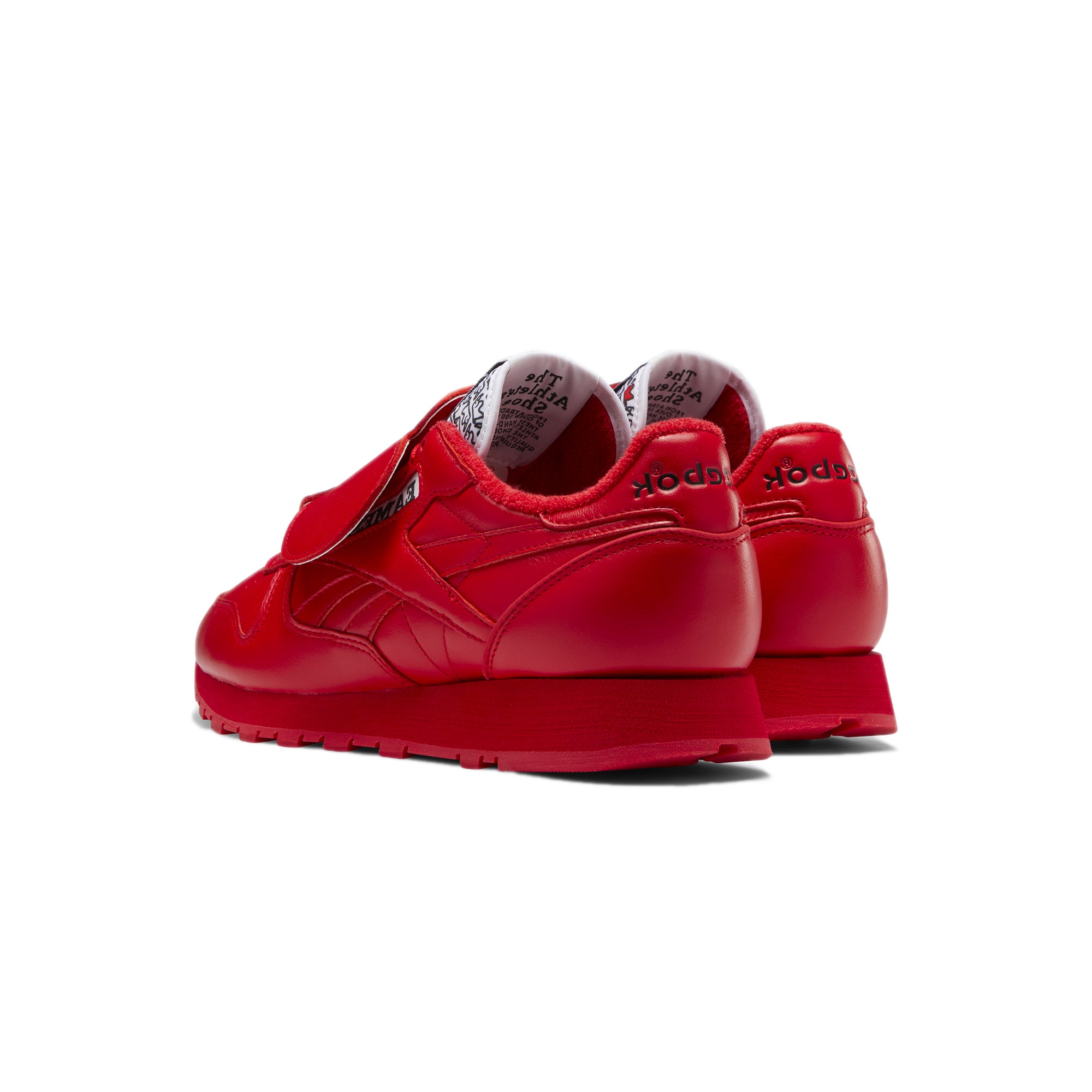 Reebok x Eames Mens Classic Leather Shoes Vector Red