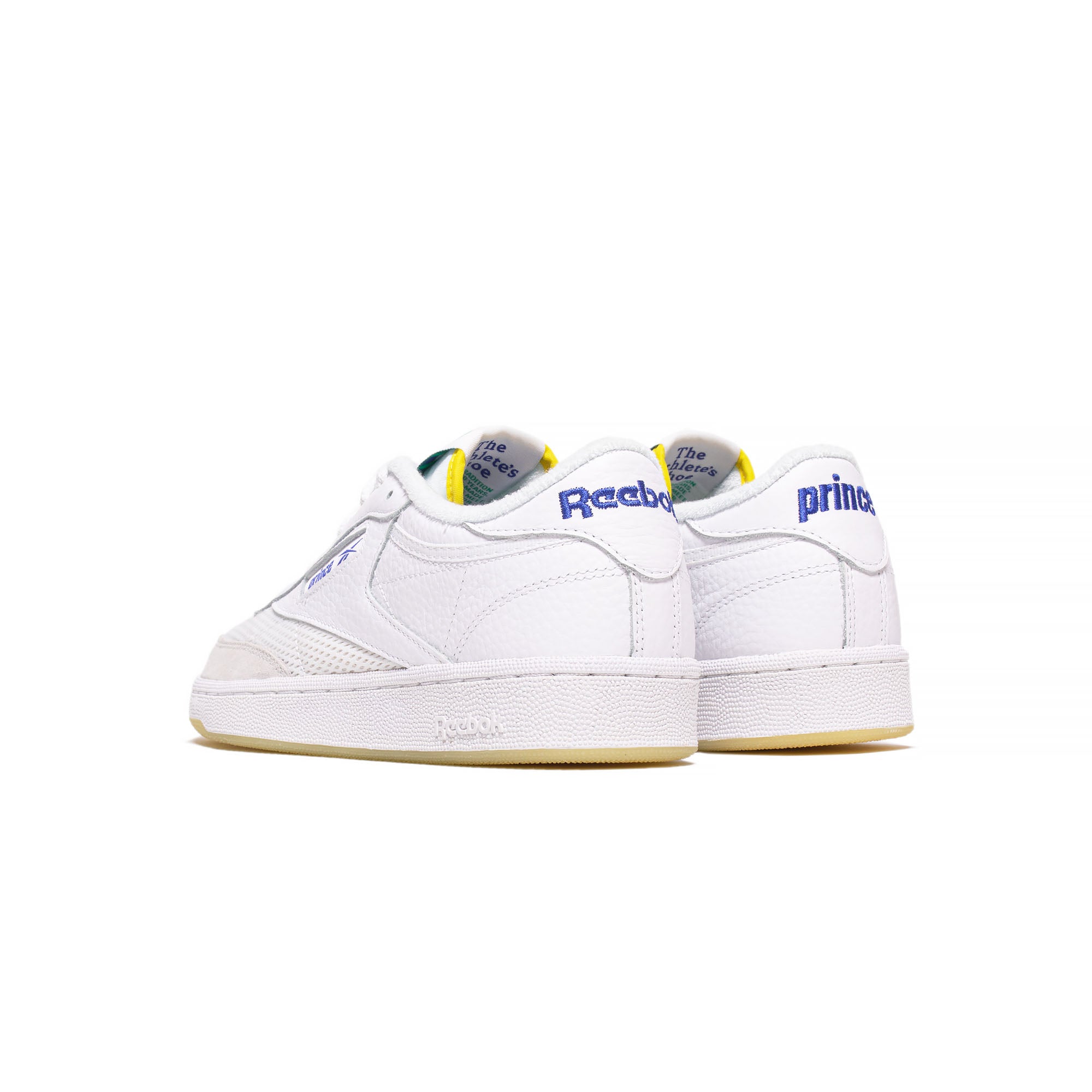 Reebok Mens Club C 85 Shoes 'Fwtr White/Stinger Yellow'