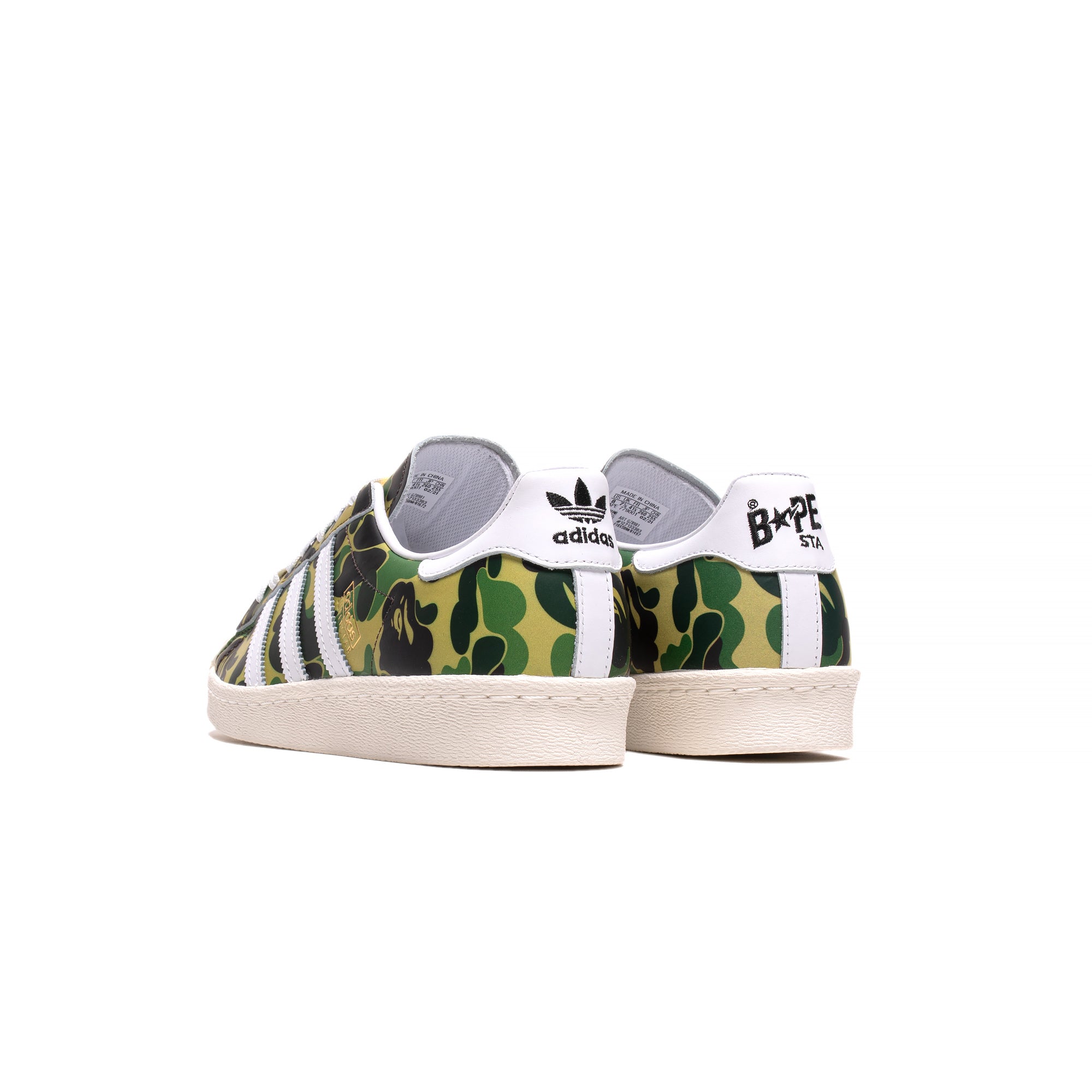 Adidas Mens Superstar80's Bape Shoes