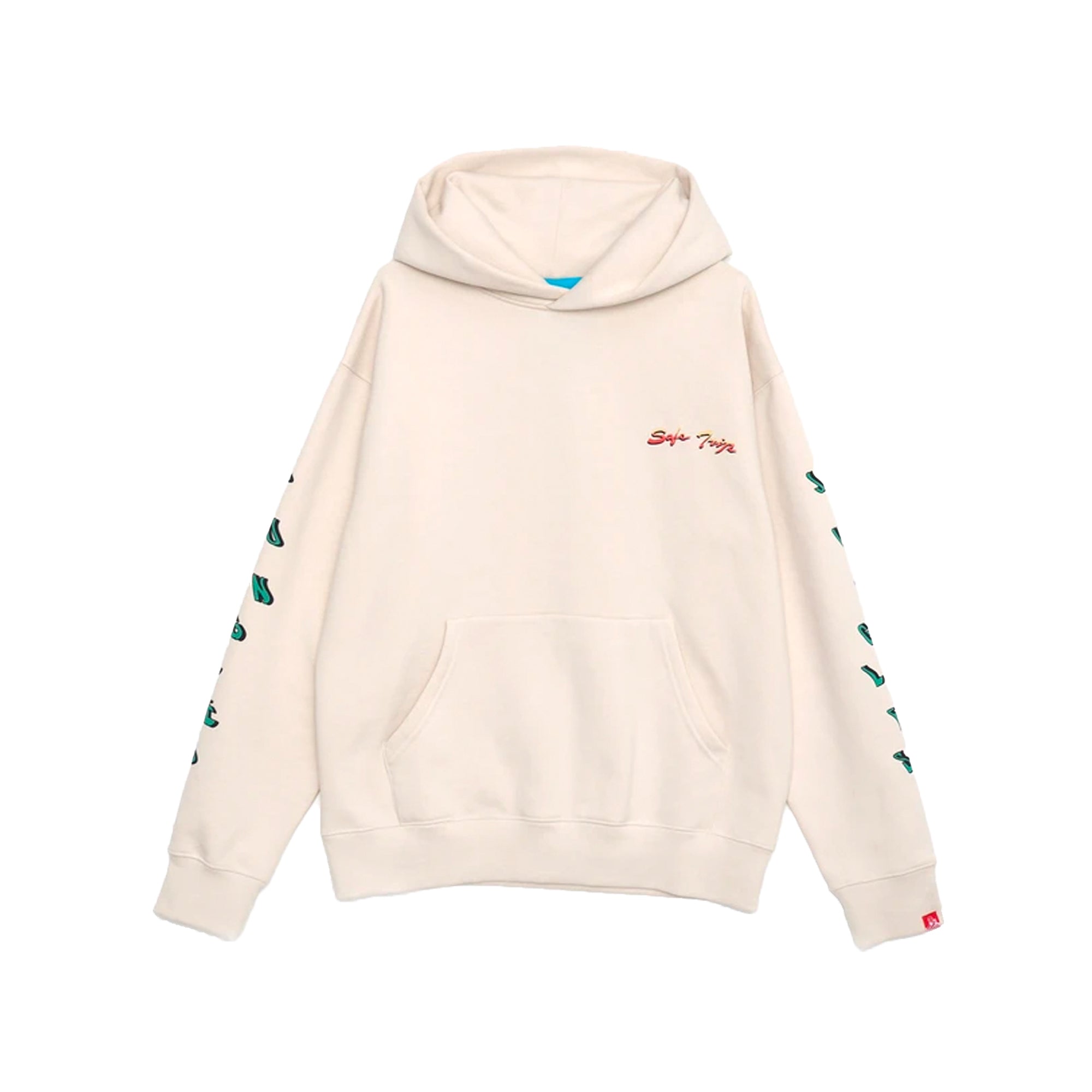 Jungles Mens Safe Trip Hoodie 'Cream'