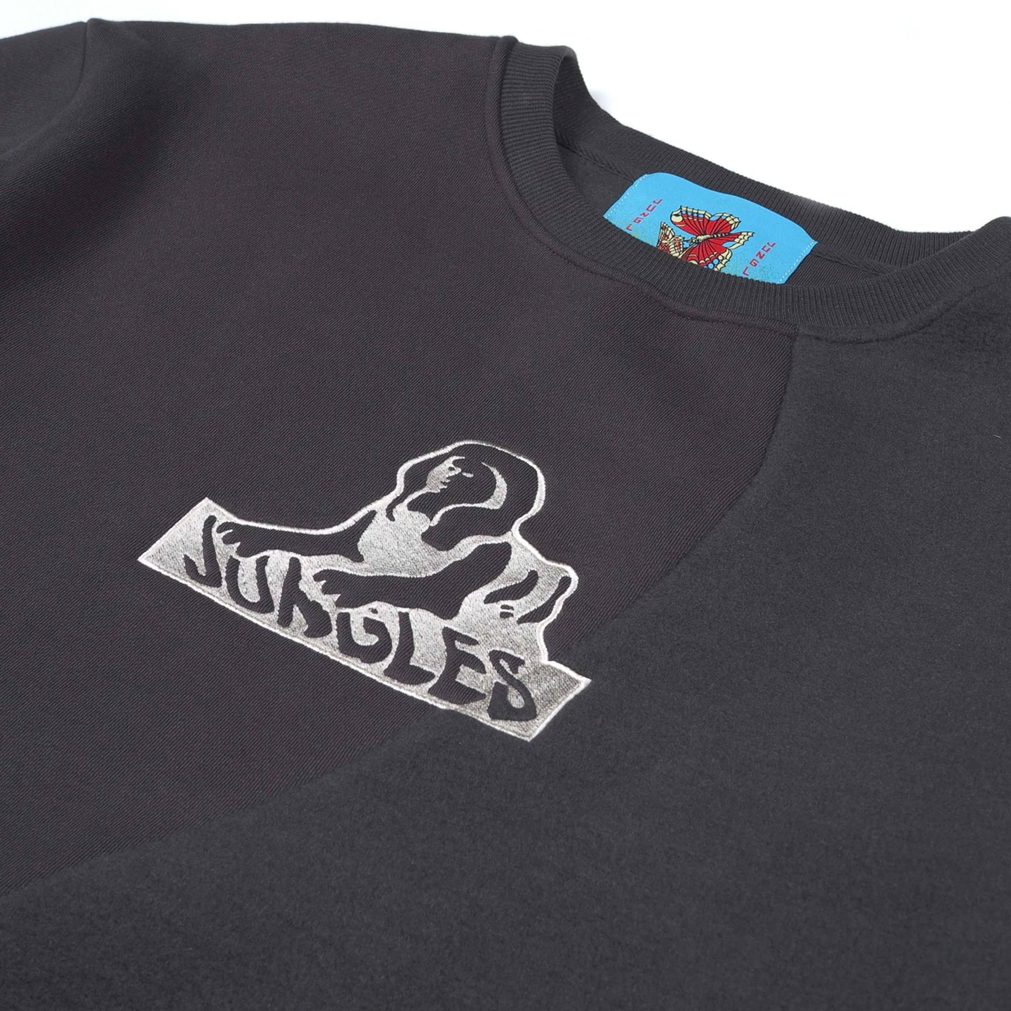 Jungles Mens Ying Yang Logo Crewneck 'Black'