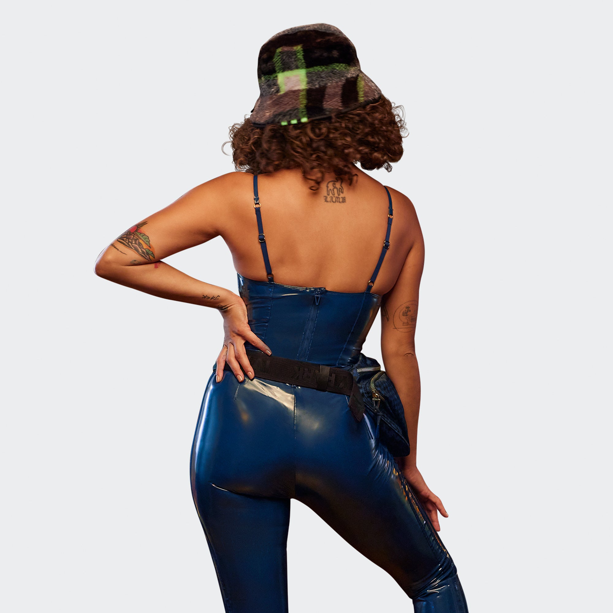 Adidas x Ivy Park Womens Latex Corset Bodysuit Extra Butter Adidas x Ivy Park Womens Latex Corset Bodysuit Extra Butter