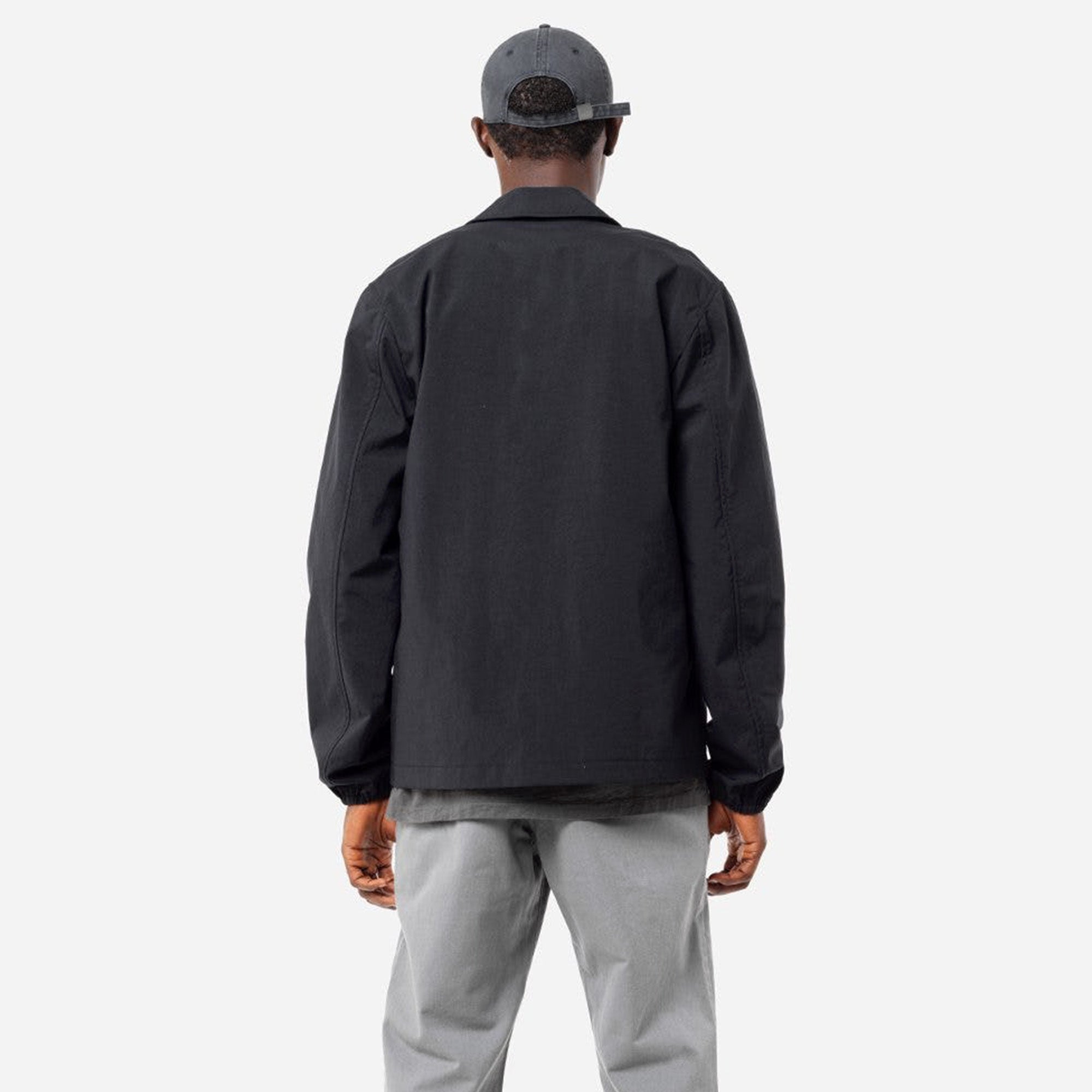 John Elliott Mens Nylon Coach Jacket 'Black'