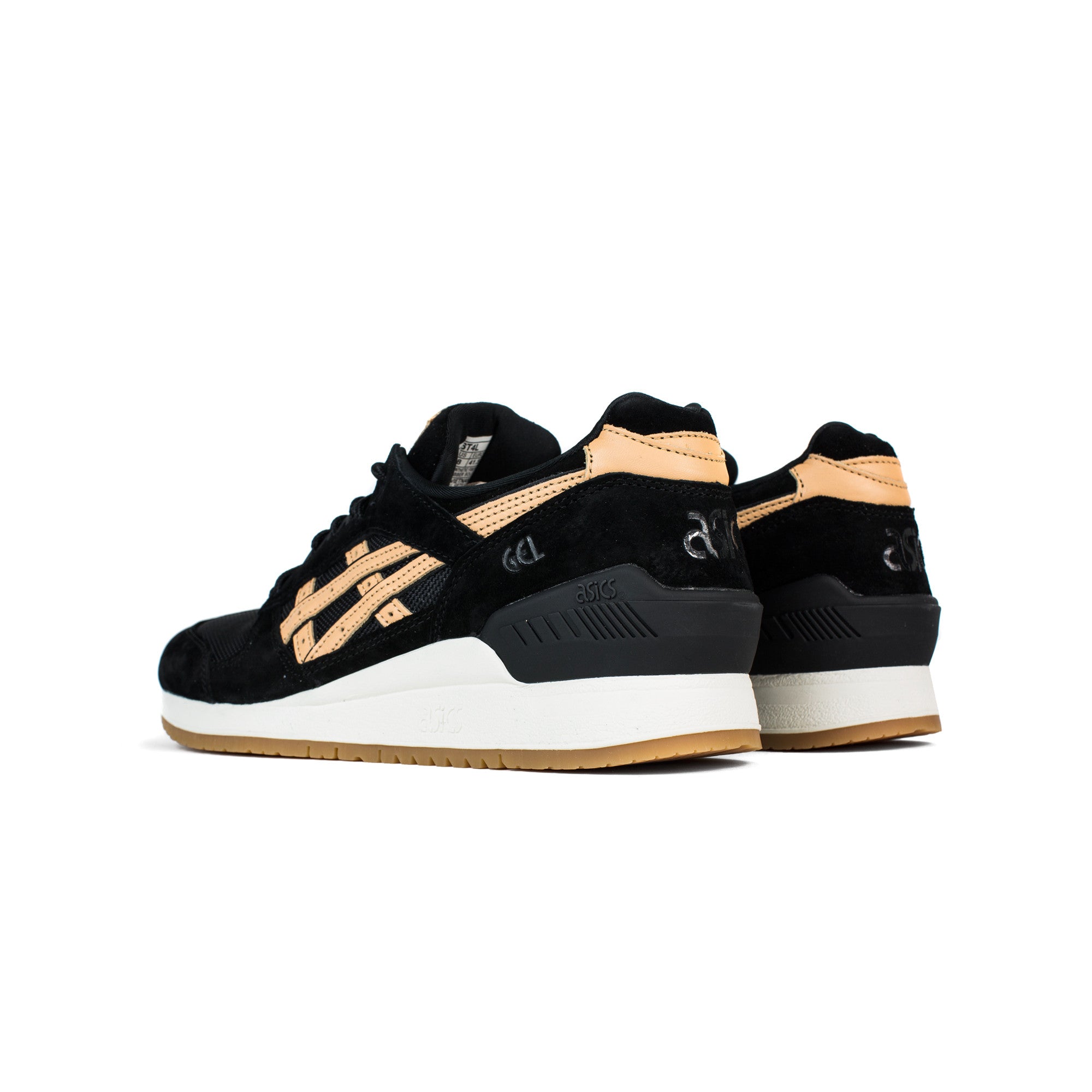 asics, mens, gel respector, gel-respector, veg tan, veg-tan, H6T4L-9005, asics mens, men's, veg tan pack, black, sand, vegan, vegan leather