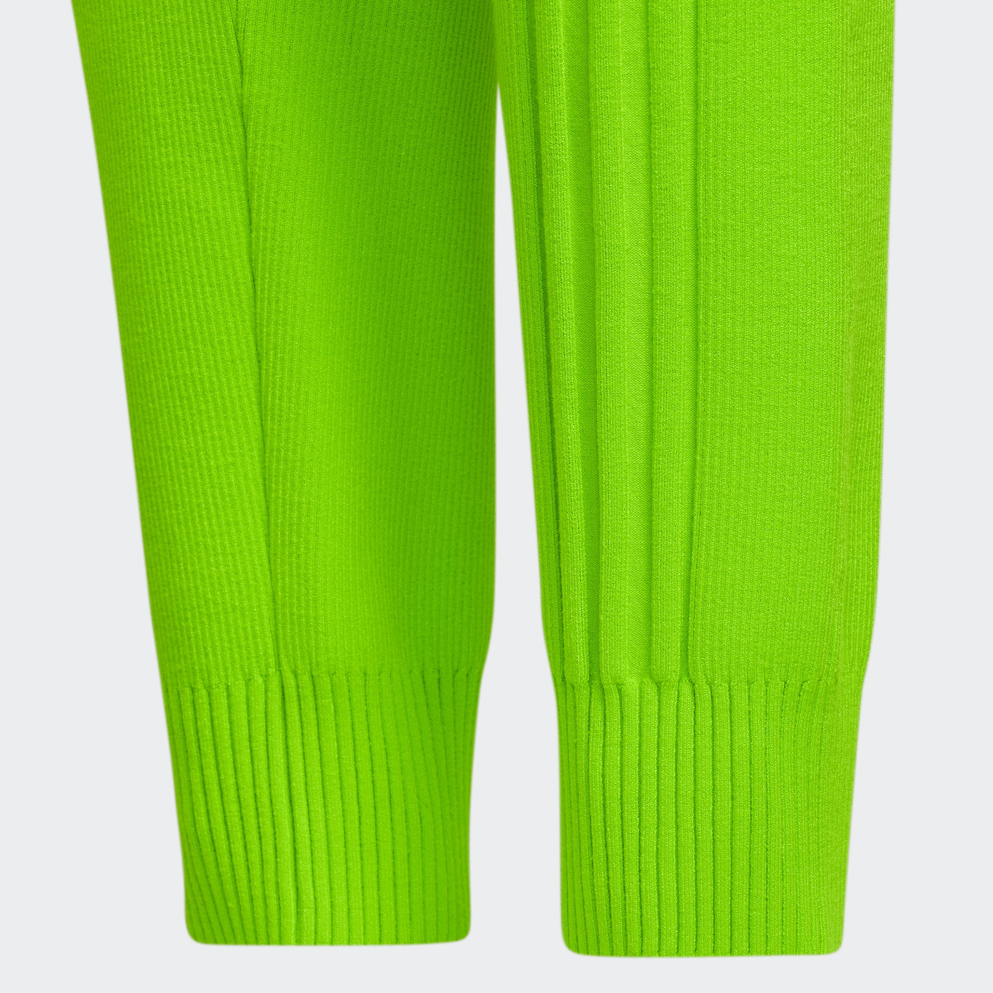 Adidas x Ivy Park Womens 3 Stripe Knit Rib Jogger 'Solar Slime'