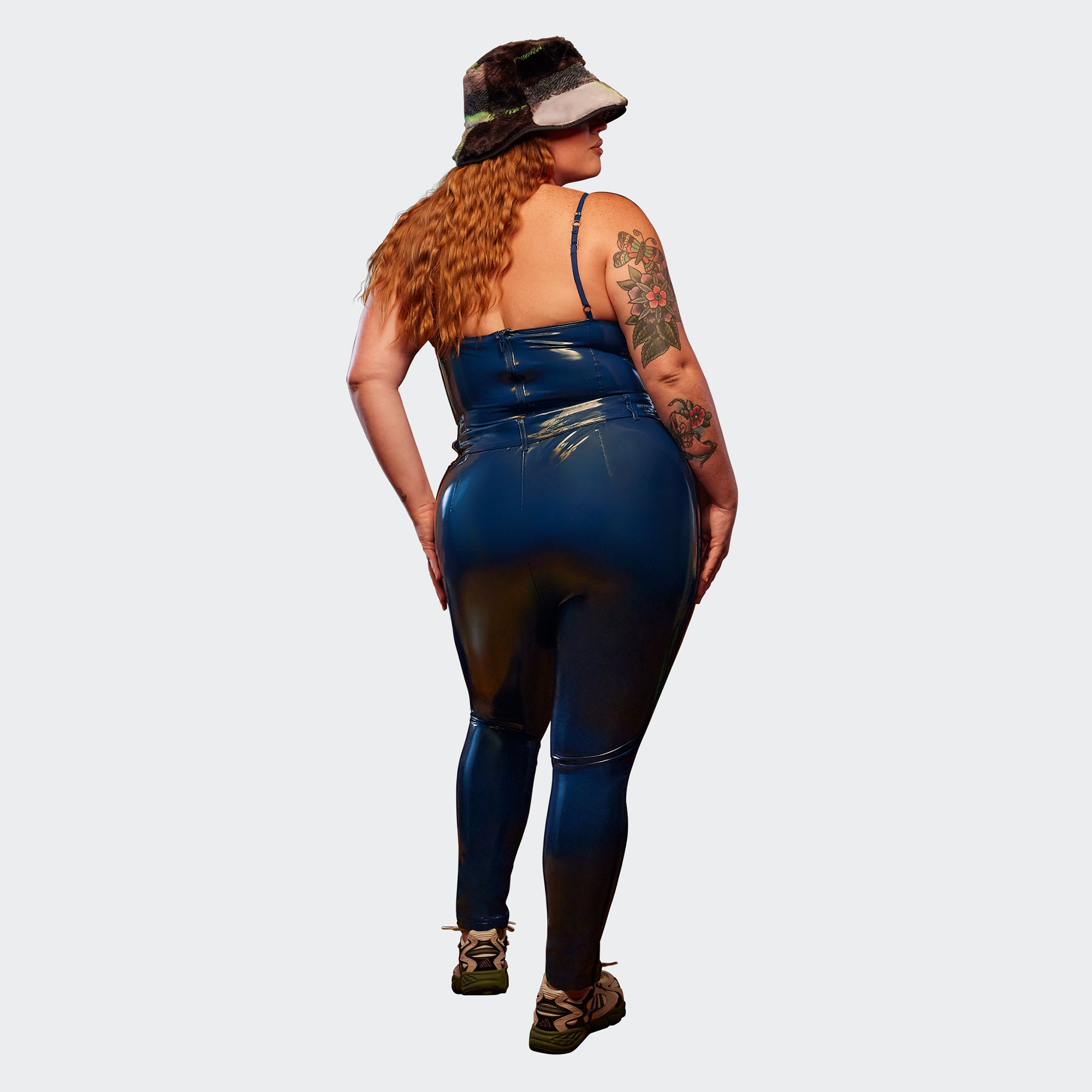 Adidas x Ivy Park Womens Latex Pant 'Dark Blue' Extra Butter Adidas x Ivy Park Womens Latex Pant 'Dark Blue' Extra Butter