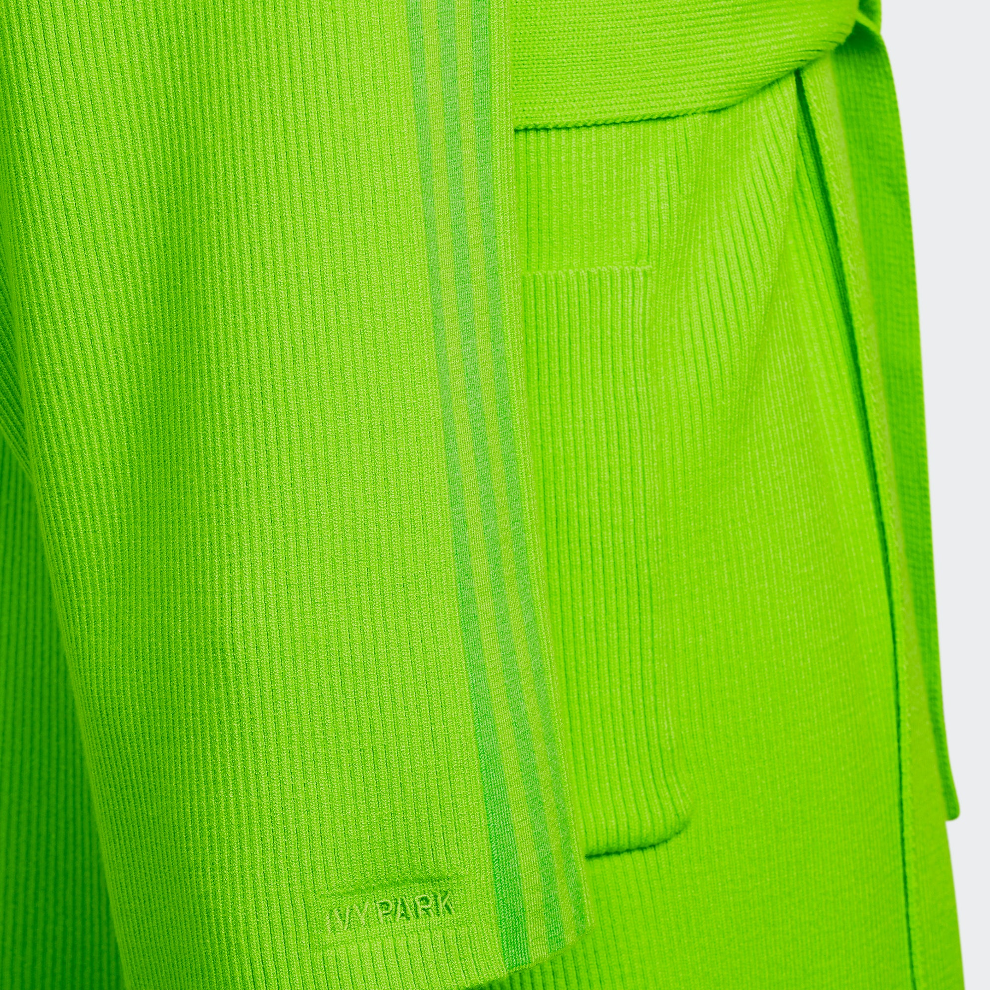 Adidas x Ivy Park Womens Knit Rib Robe 'Solar Slime'