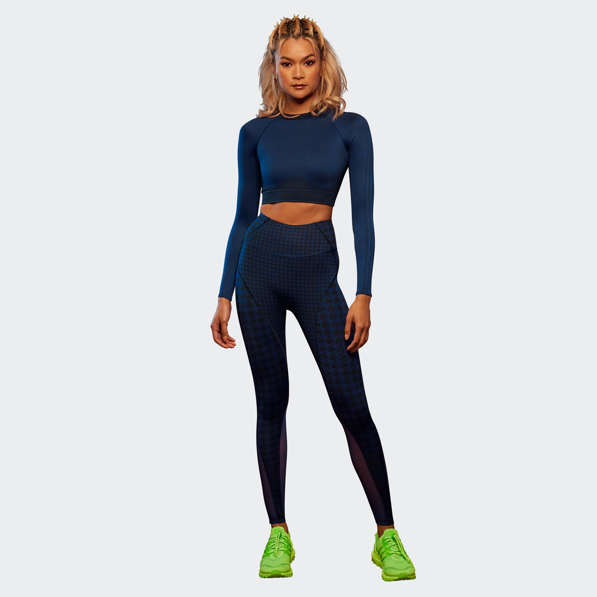 Adidas x Ivy Crop Knit – 2.0 Blue\' Extra Womens Park \'Dark Butter Top