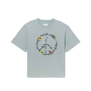 Honor The Gift Mens 'Sky Blue' Iron Peace S/S T-Shirt