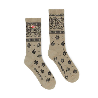 Honor The Gift 'Khaki' Bandana Socks