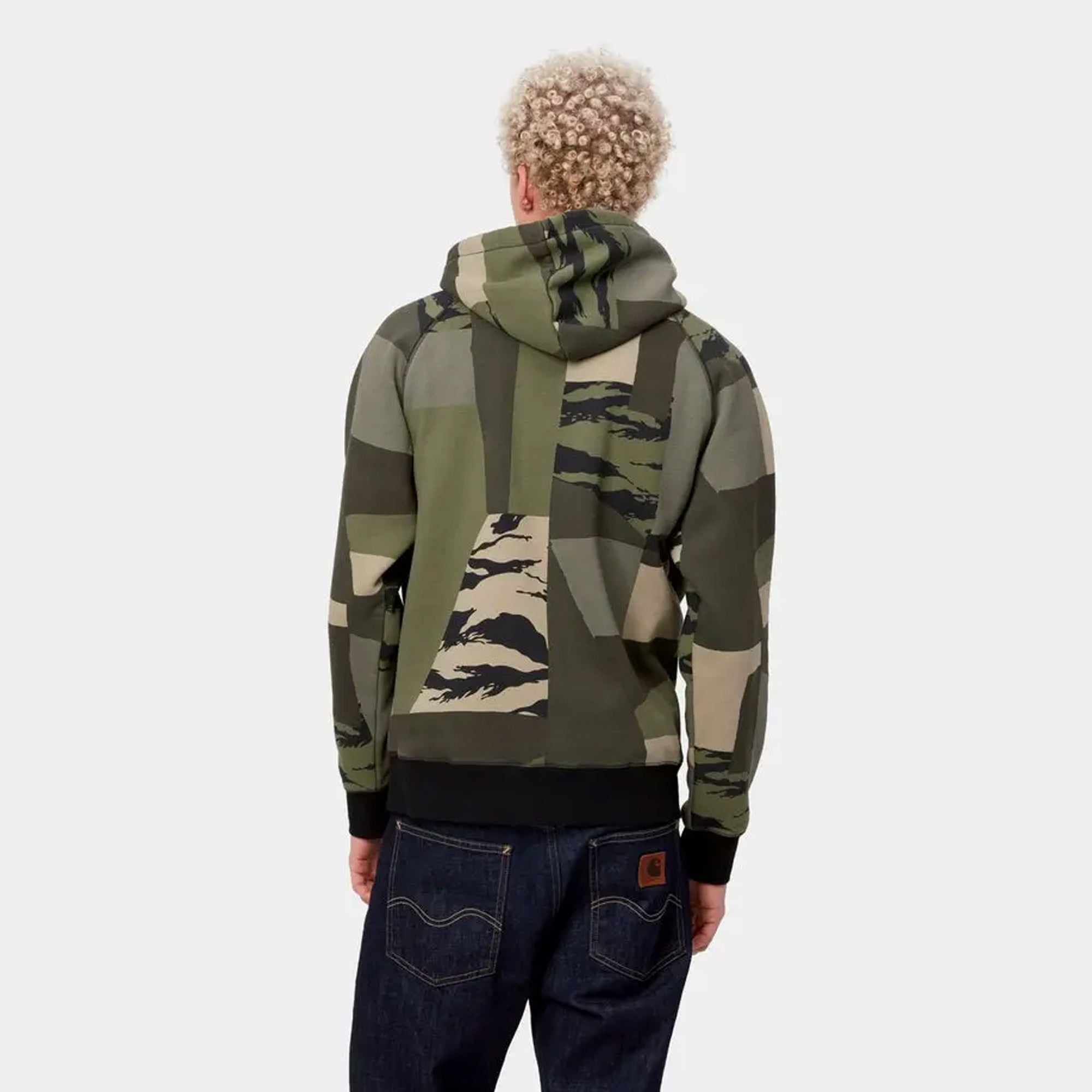 Carhartt WIP Mens Chase Hoodie Camo Mend