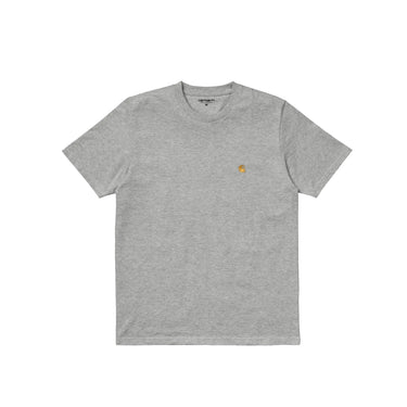 Carhartt WIP Mens S/S Chase Tshirt 'Grey Heather'