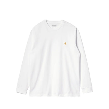 Carhartt WIP Mens L/S Chase Tshirt 'White'