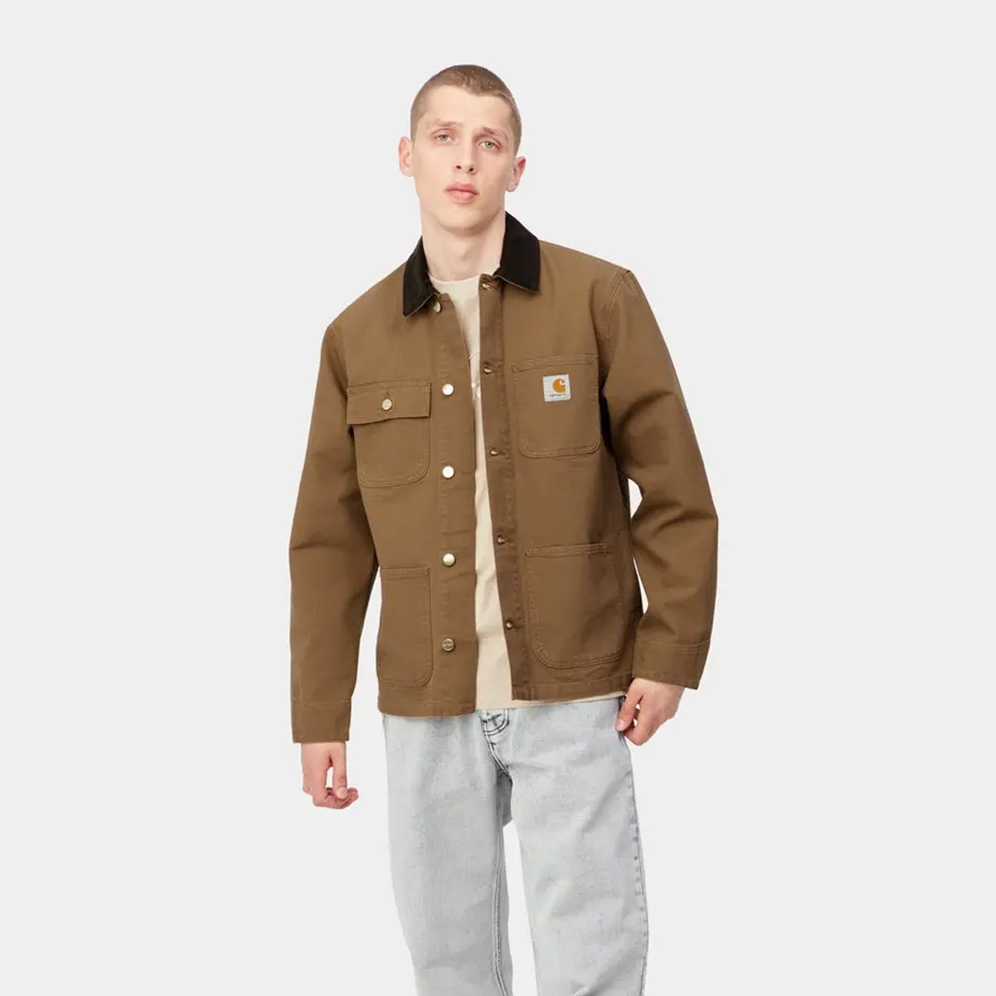 Carhartt WIP Mens Michigan Coat Hamilton Brown