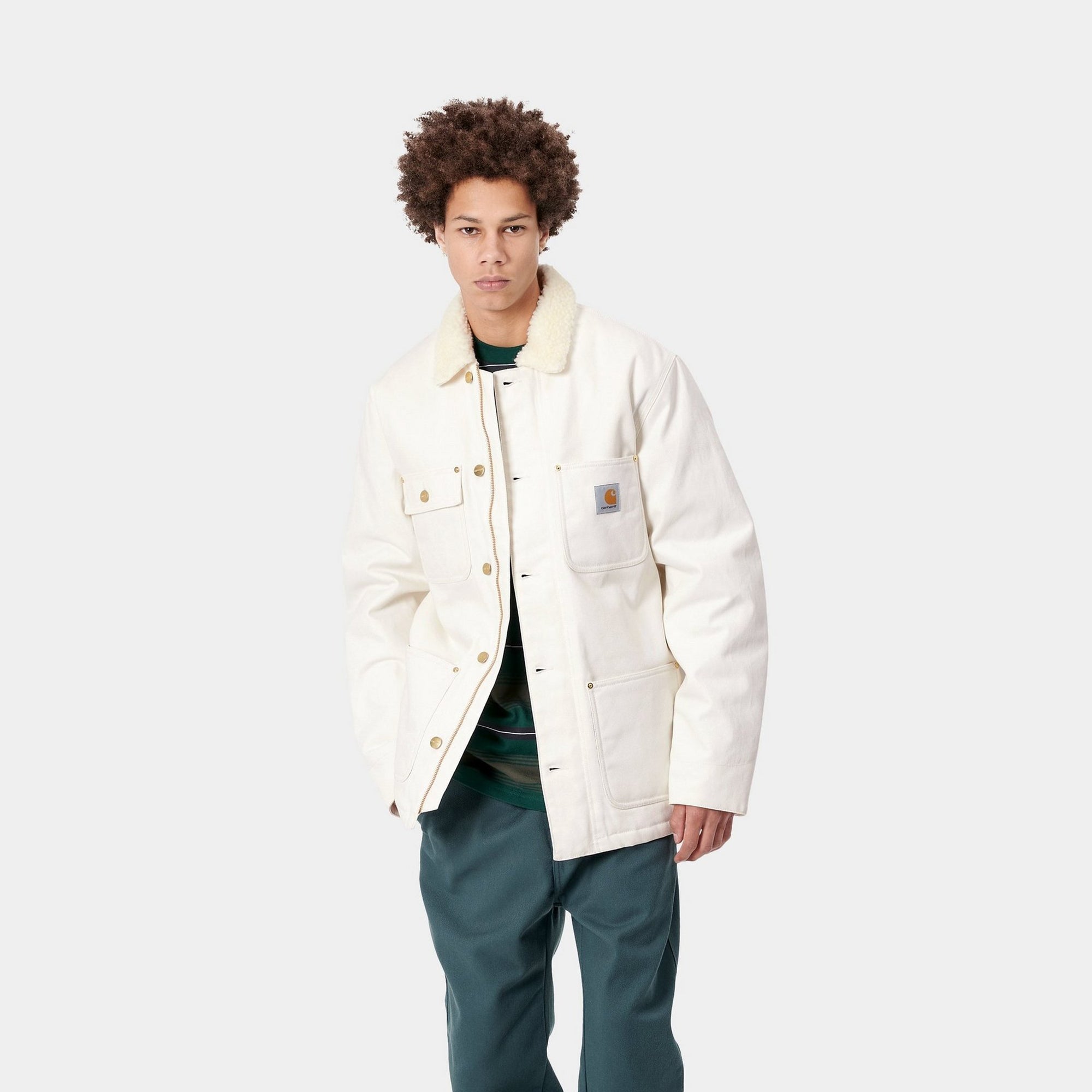 Carhartt WIP Fairmount Coat in Wax – Extra Butter