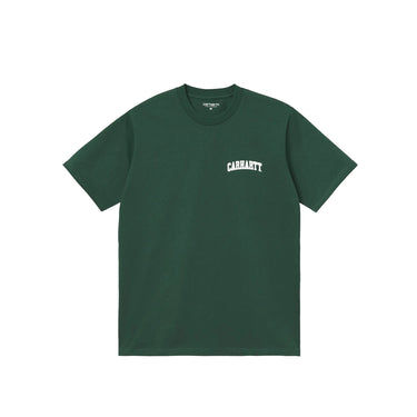 Carhartt Mens S/S University Script T-Shirt 'Treehouse White'
