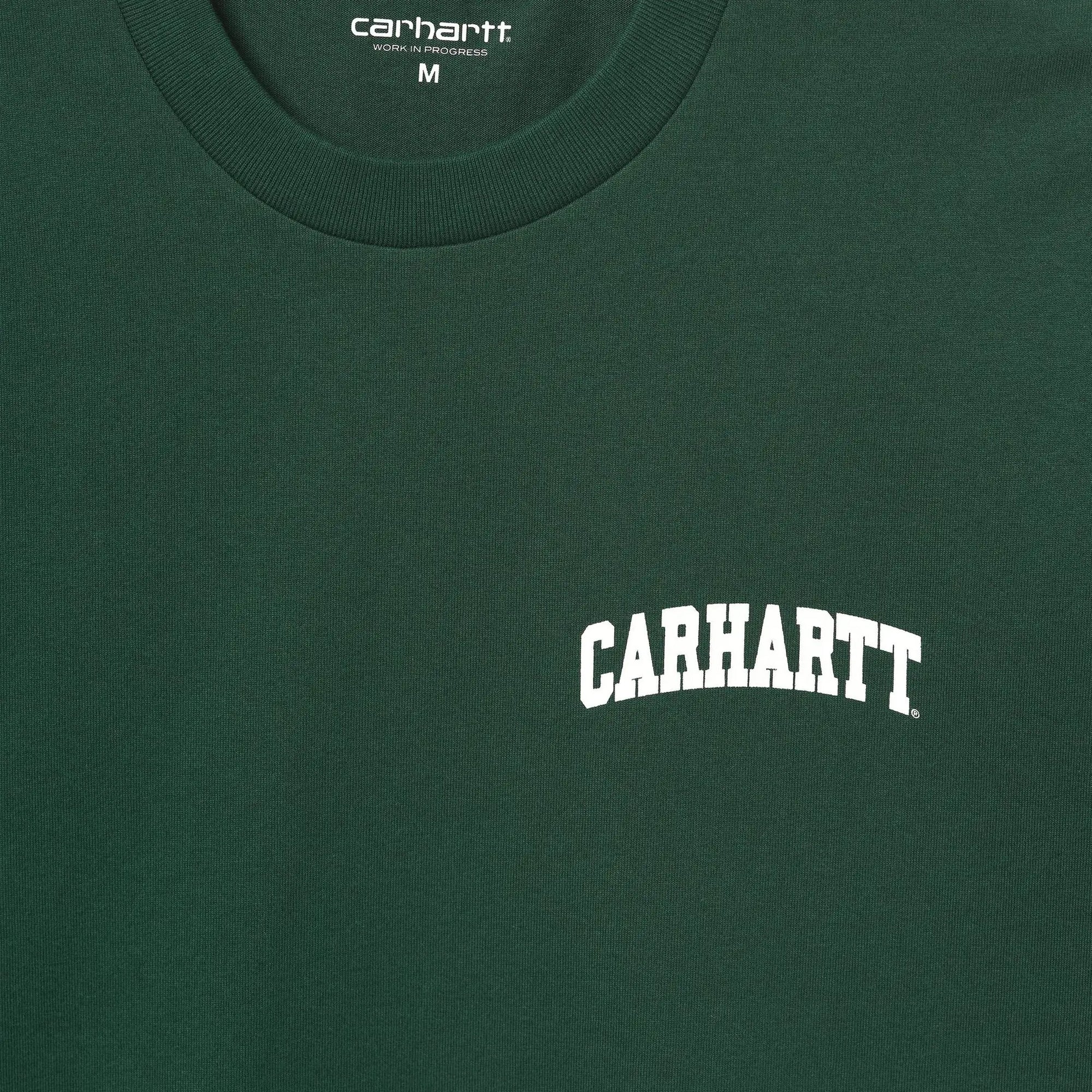 Carhartt Mens S/S University Script T-Shirt 'Treehouse White'